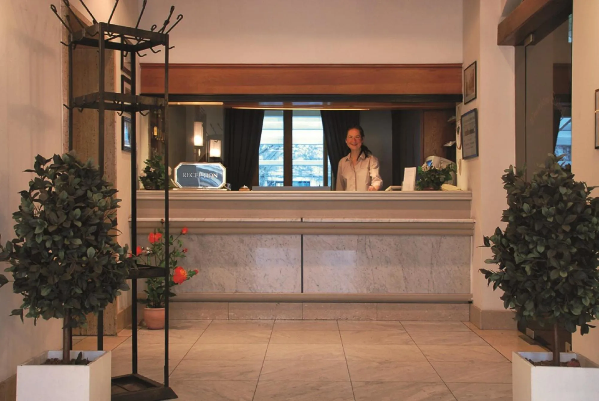 Lobby or reception in Hotel Wendelstein