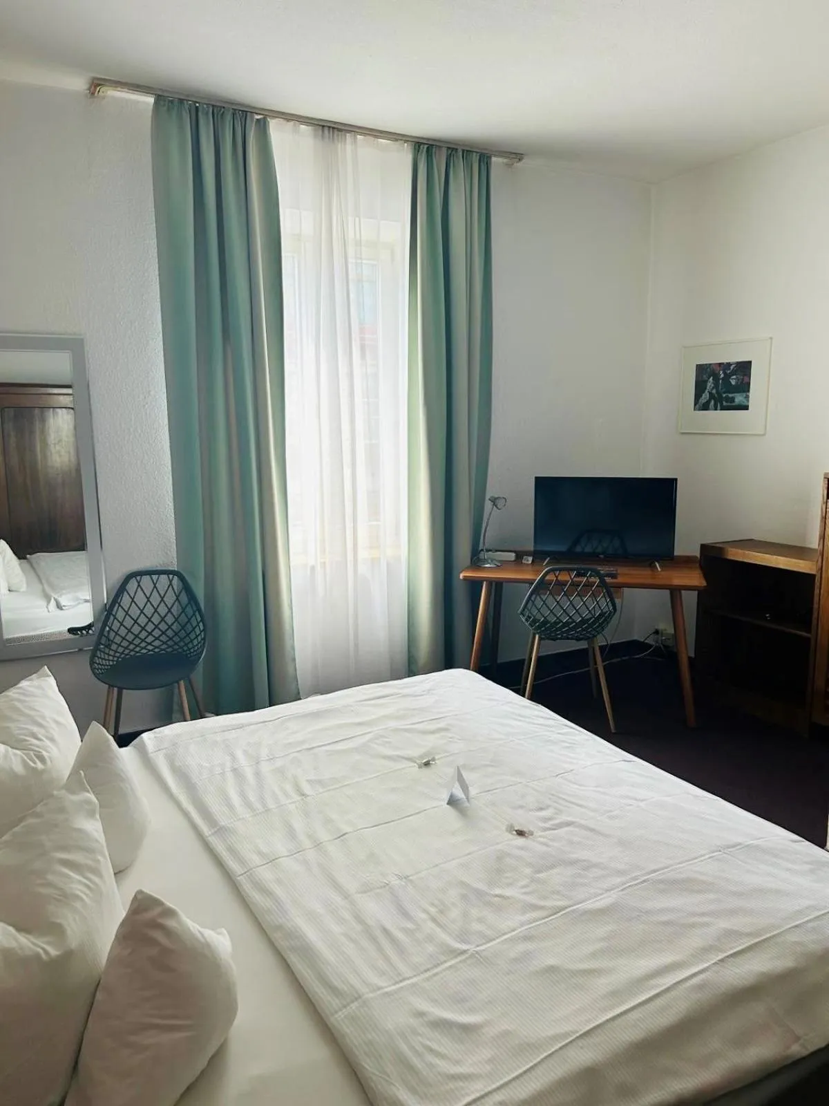 Bed in Hotel Wendelstein