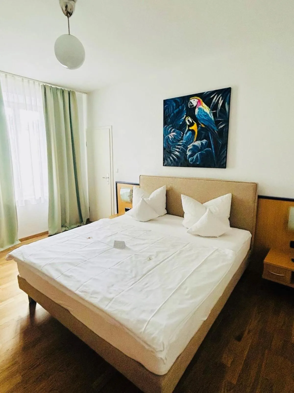 Bed in Hotel Wendelstein