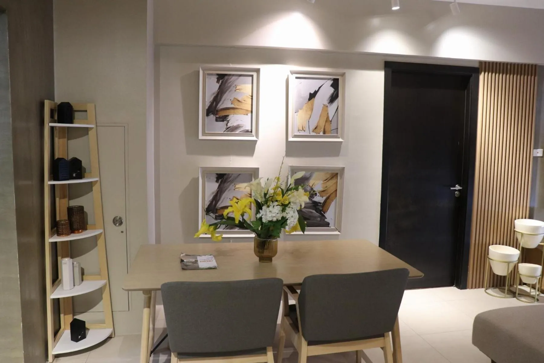 Dining area in AEON SUITES Staycation