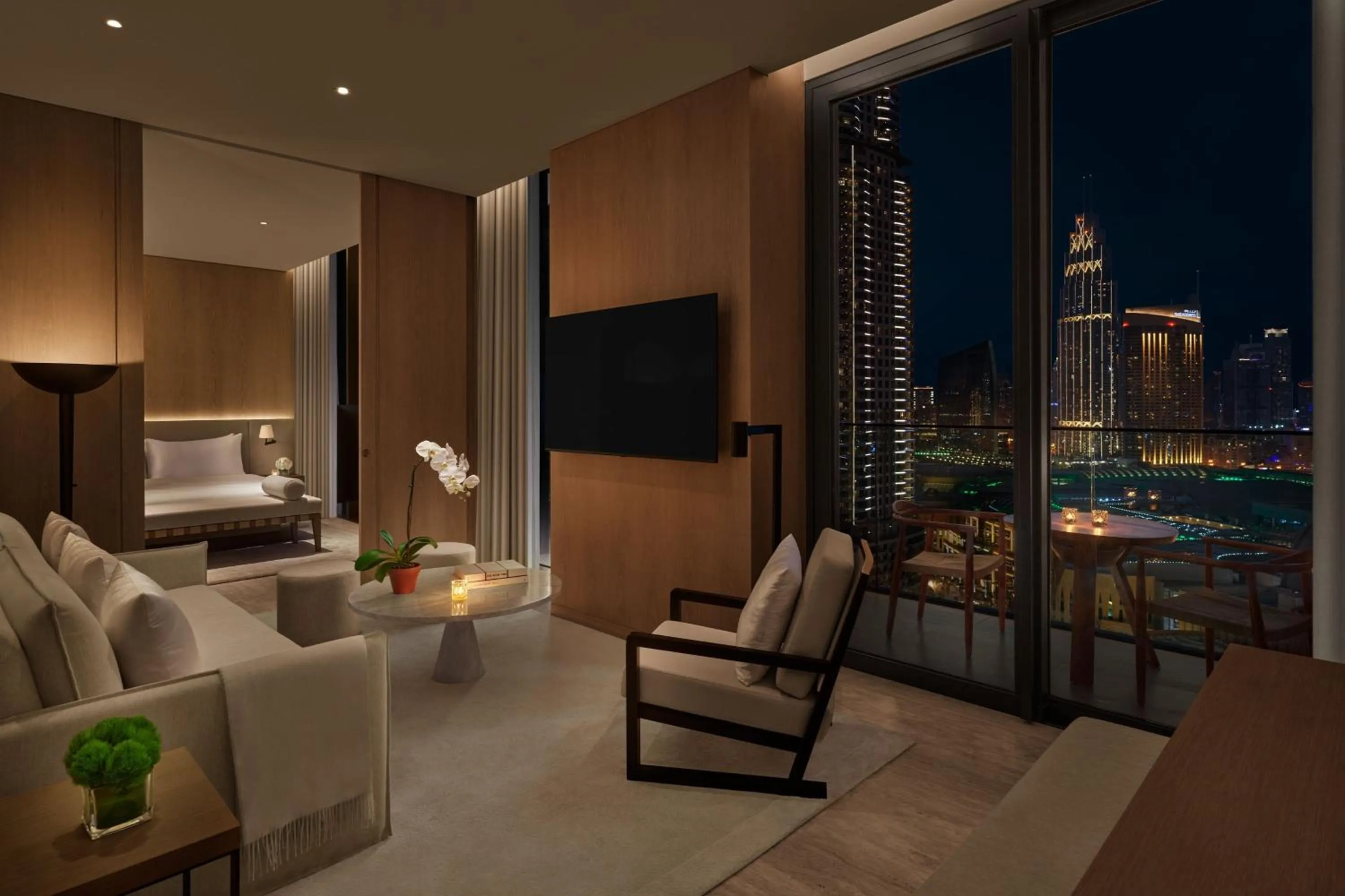 Living room in The Dubai EDITION