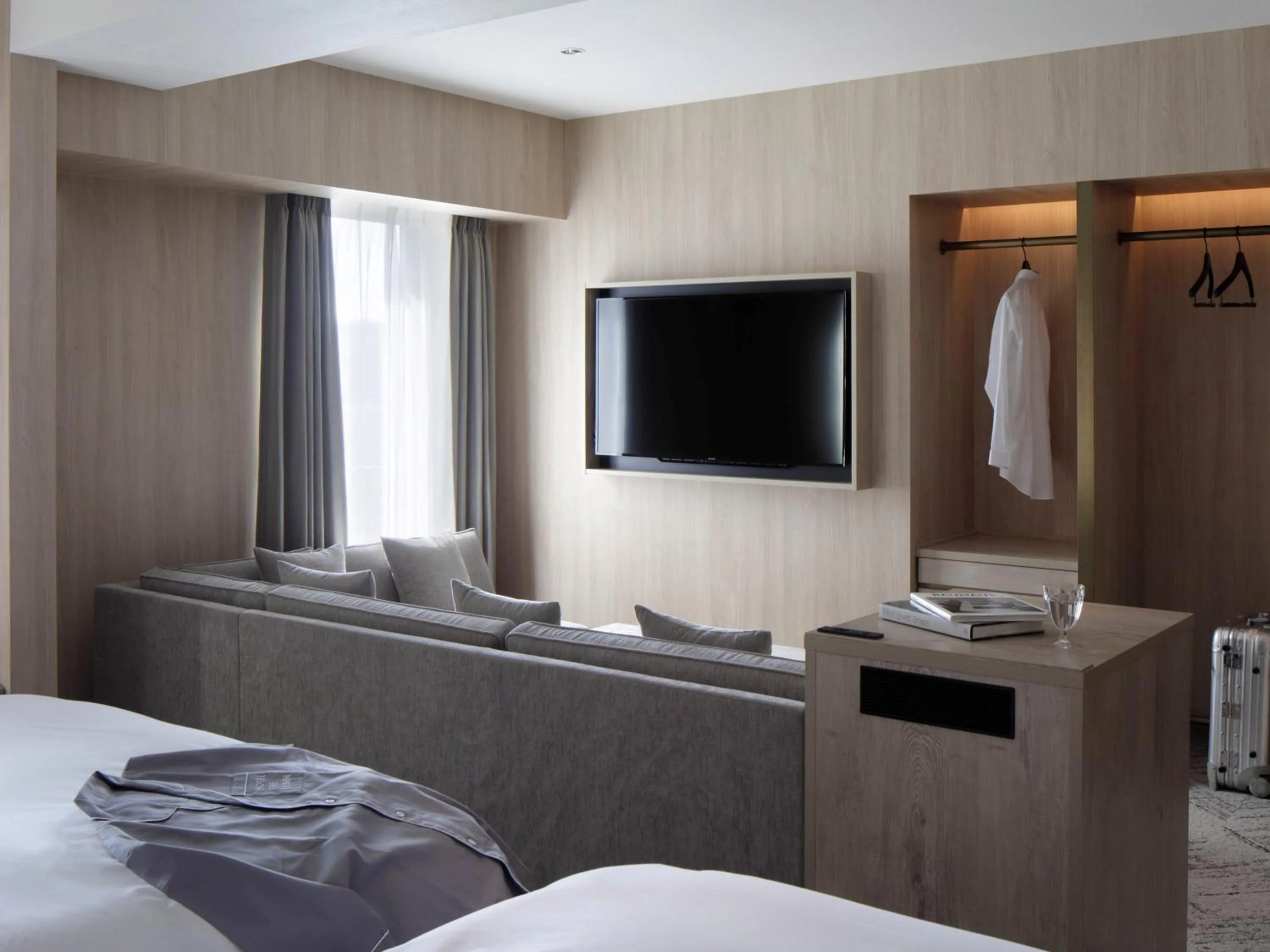 Photo of the whole room, Bed in HOTEL THE LEBEN OSAKA