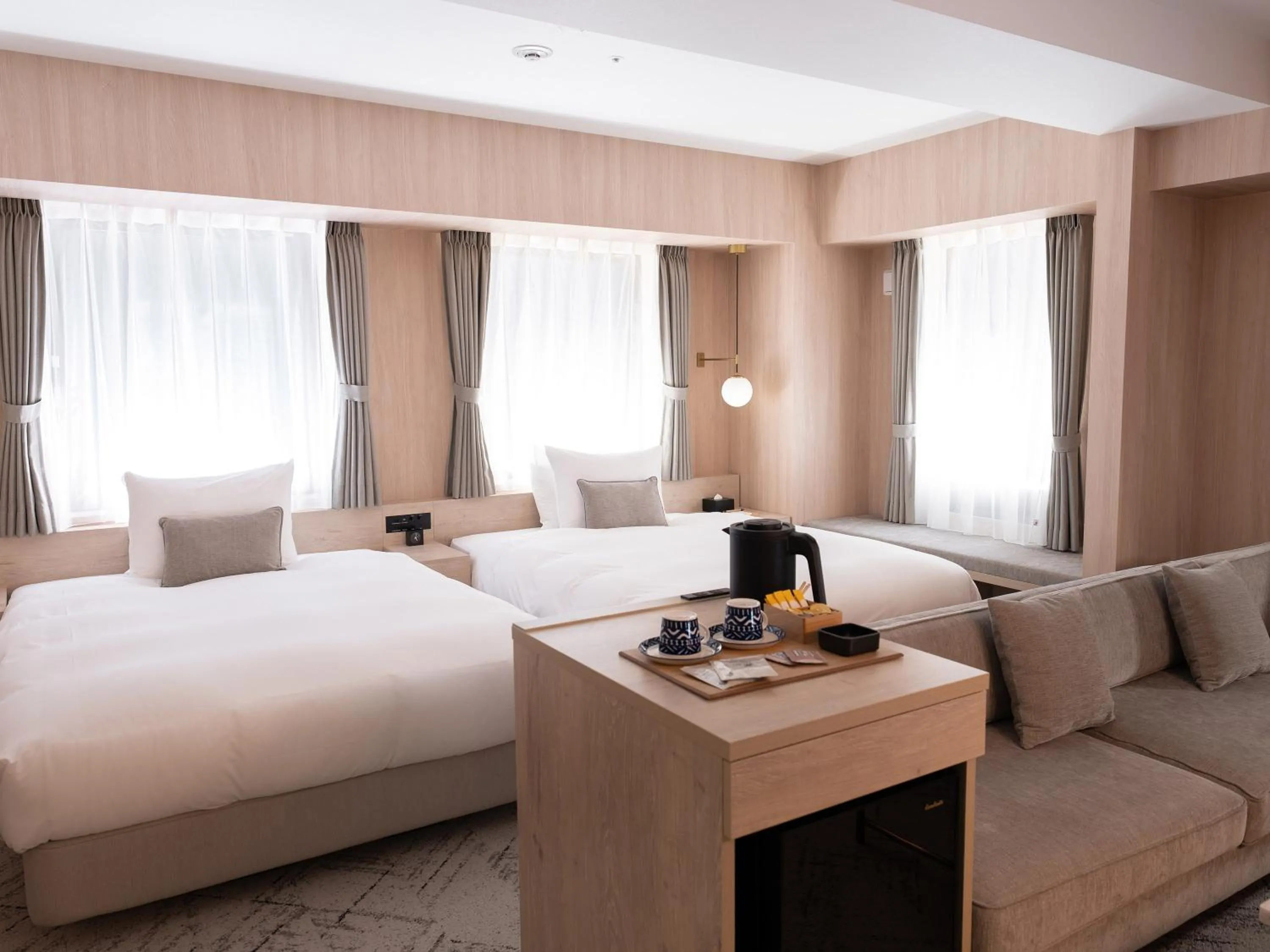 Photo of the whole room, Bed in HOTEL THE LEBEN OSAKA