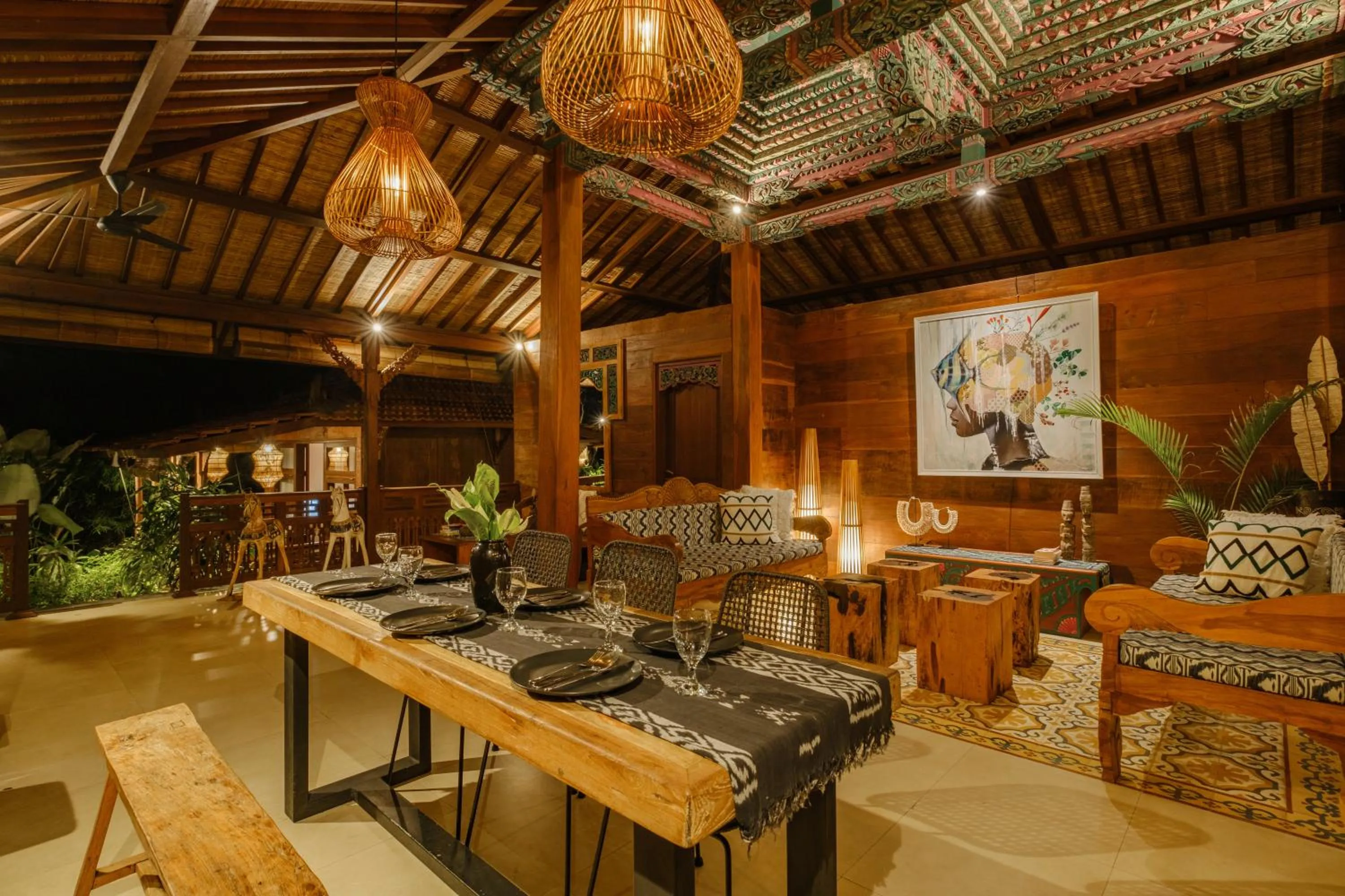 Night in Villa Asrava Ubud