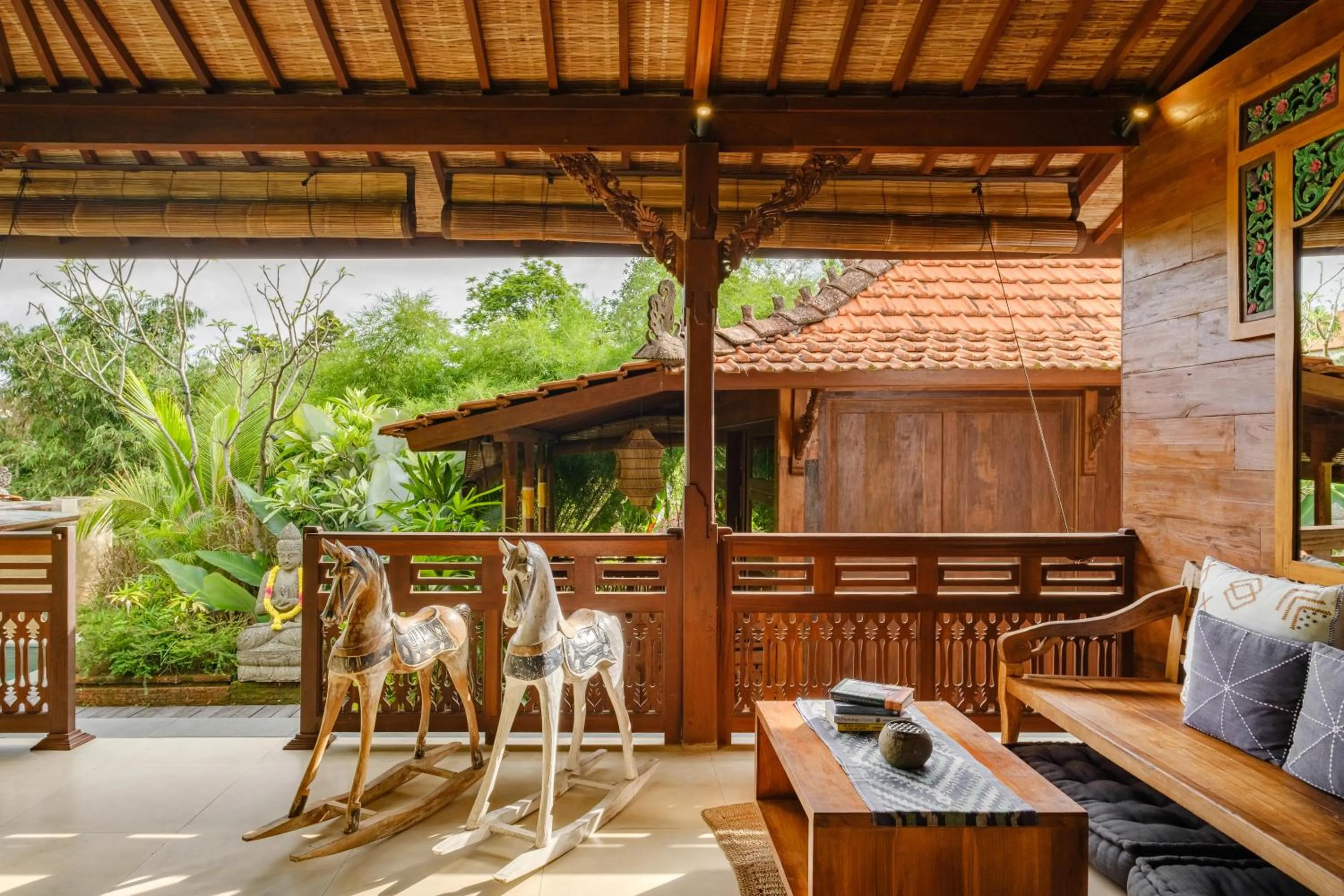 Living room in Villa Asrava Ubud