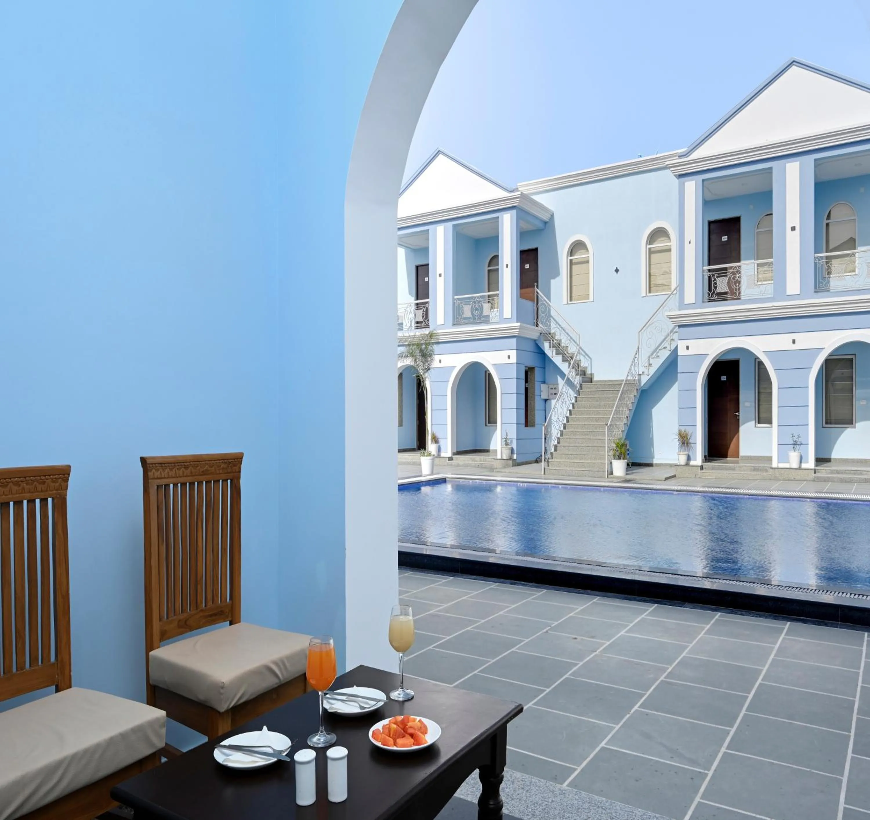 Patio in Red Tullip MD Valley Resort and Spa