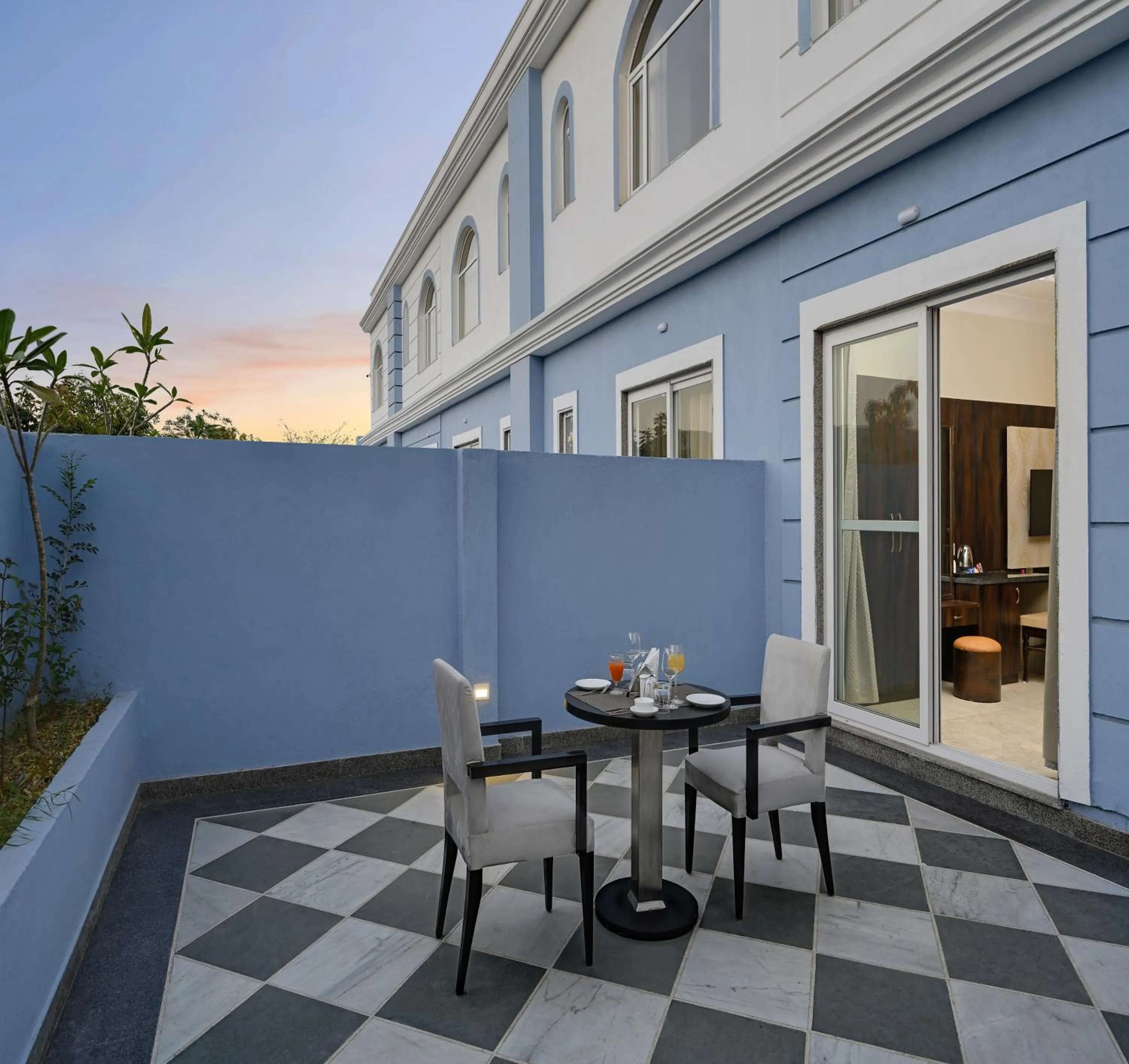 Patio in Red Tullip MD Valley Resort and Spa