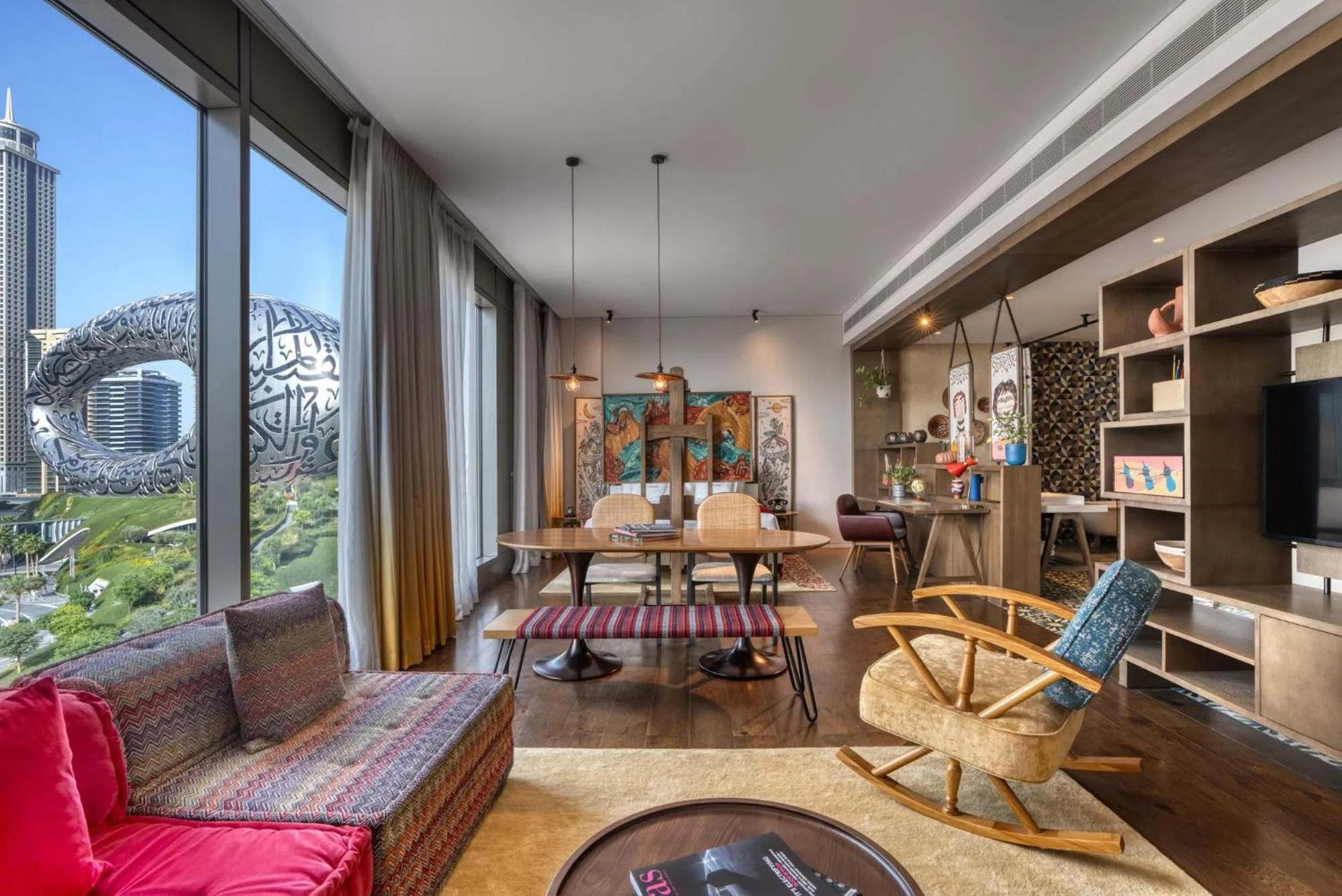 Bedroom in 25hours Hotel Dubai One Central