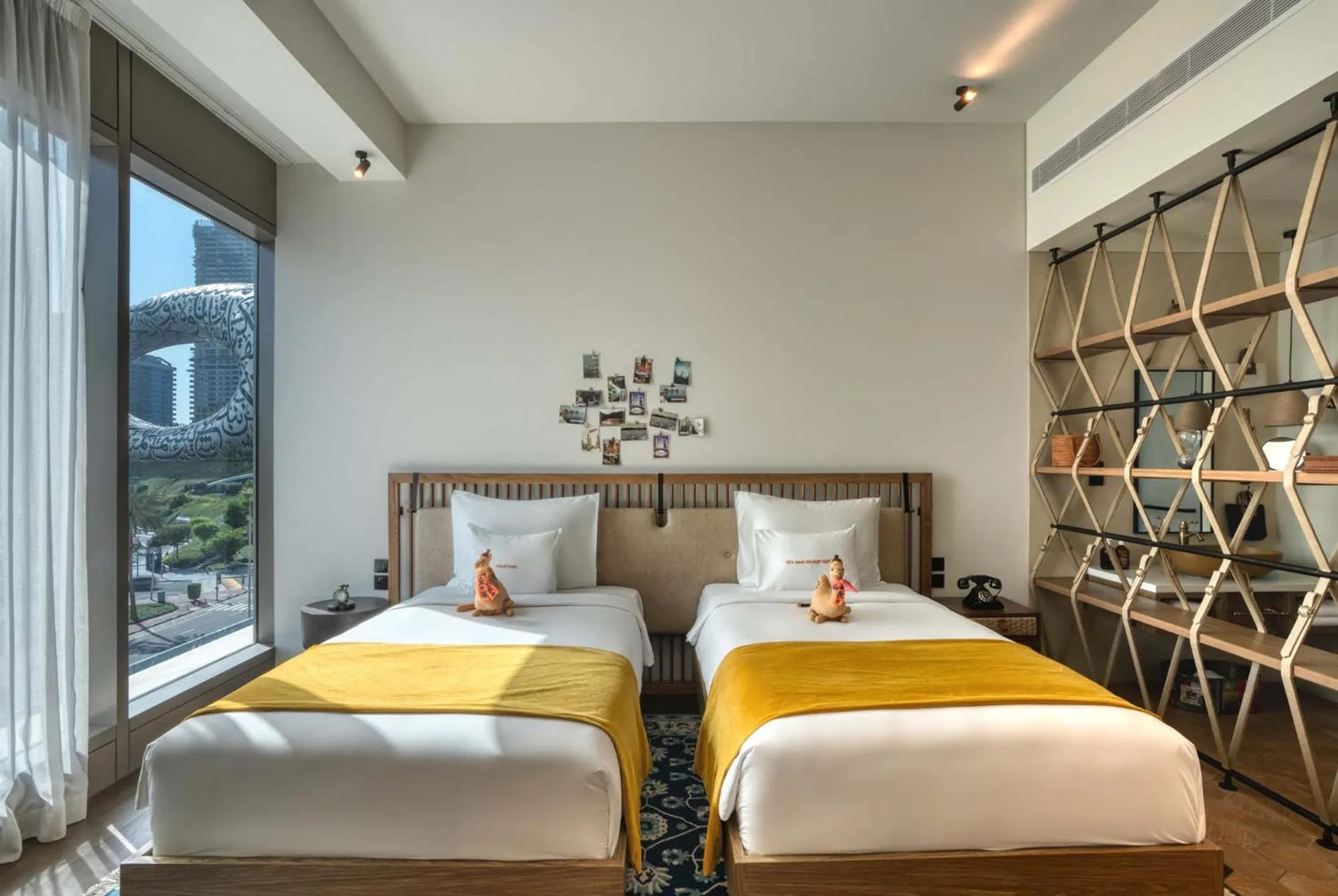 Bedroom, Bed in 25hours Hotel Dubai One Central