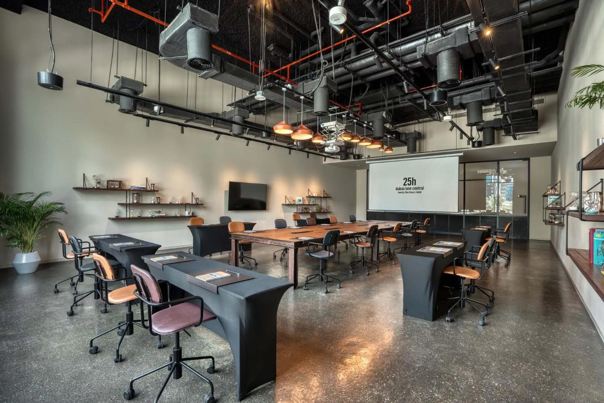 Meeting/conference room in 25hours Hotel Dubai One Central