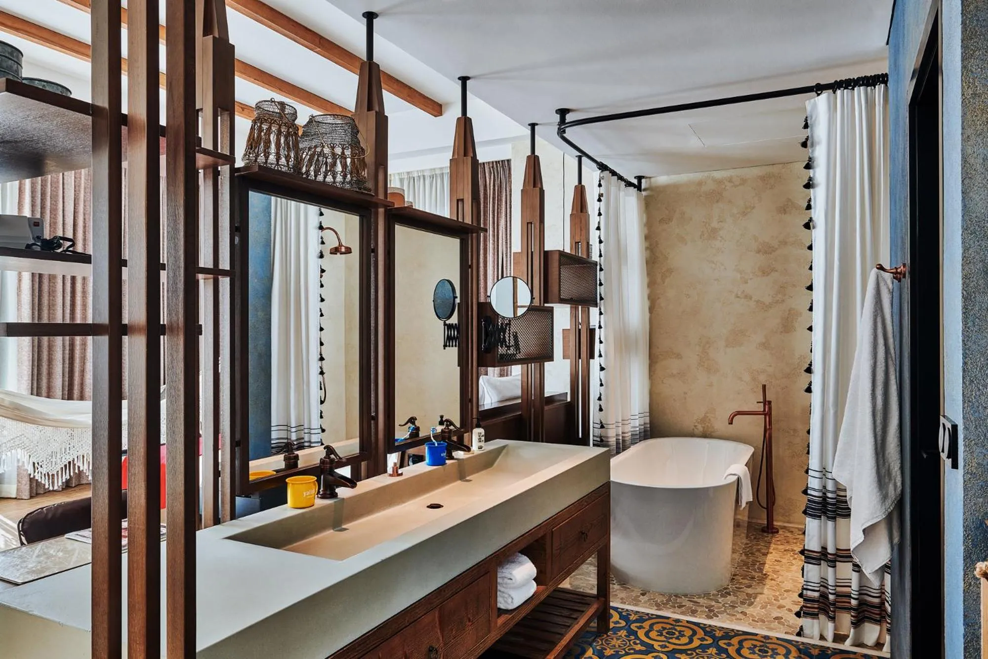 Bathroom in 25hours Hotel Dubai One Central