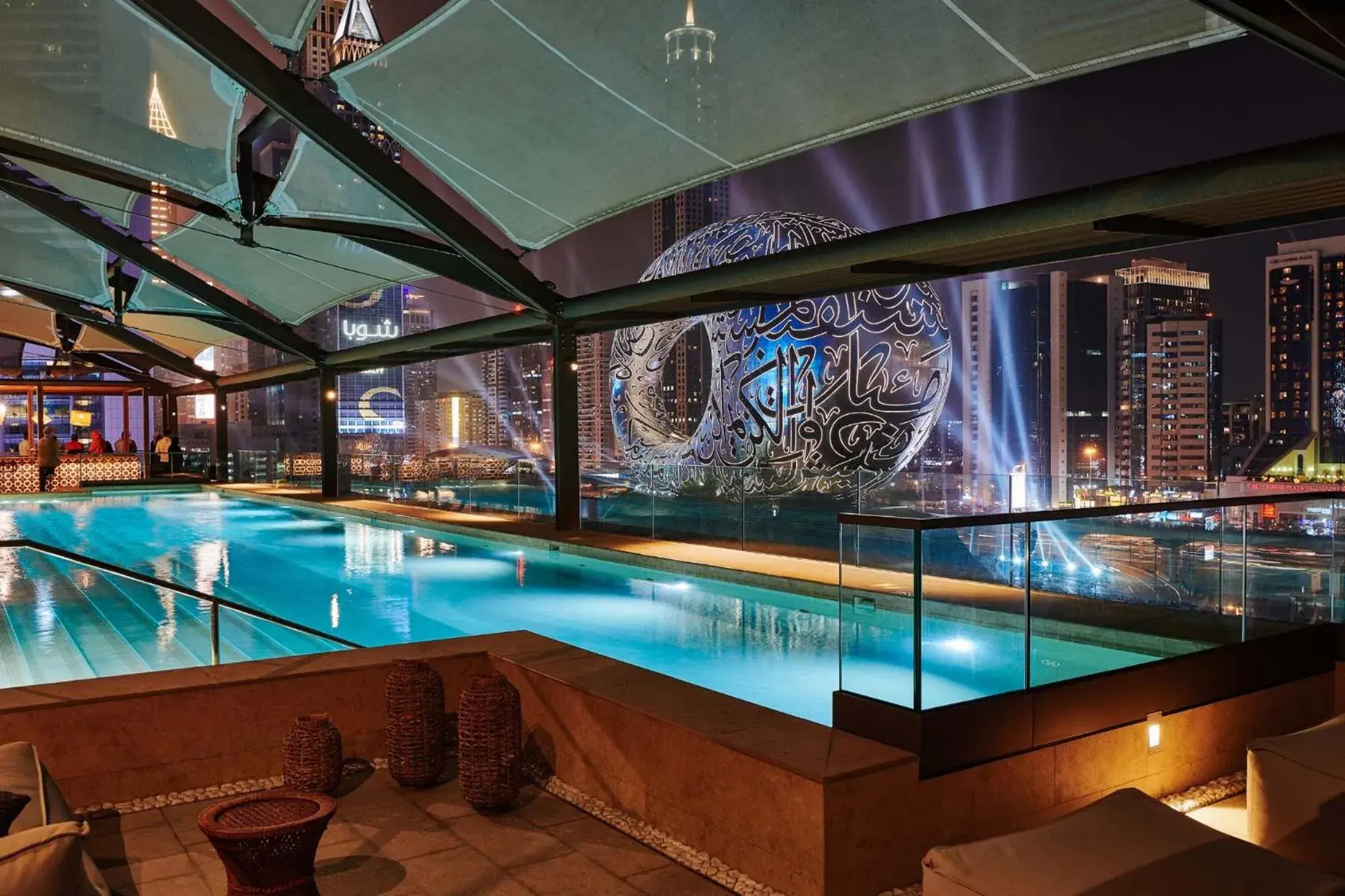 Swimming pool in 25hours Hotel Dubai One Central Swimming pool in 25hours Hotel Dubai One Central