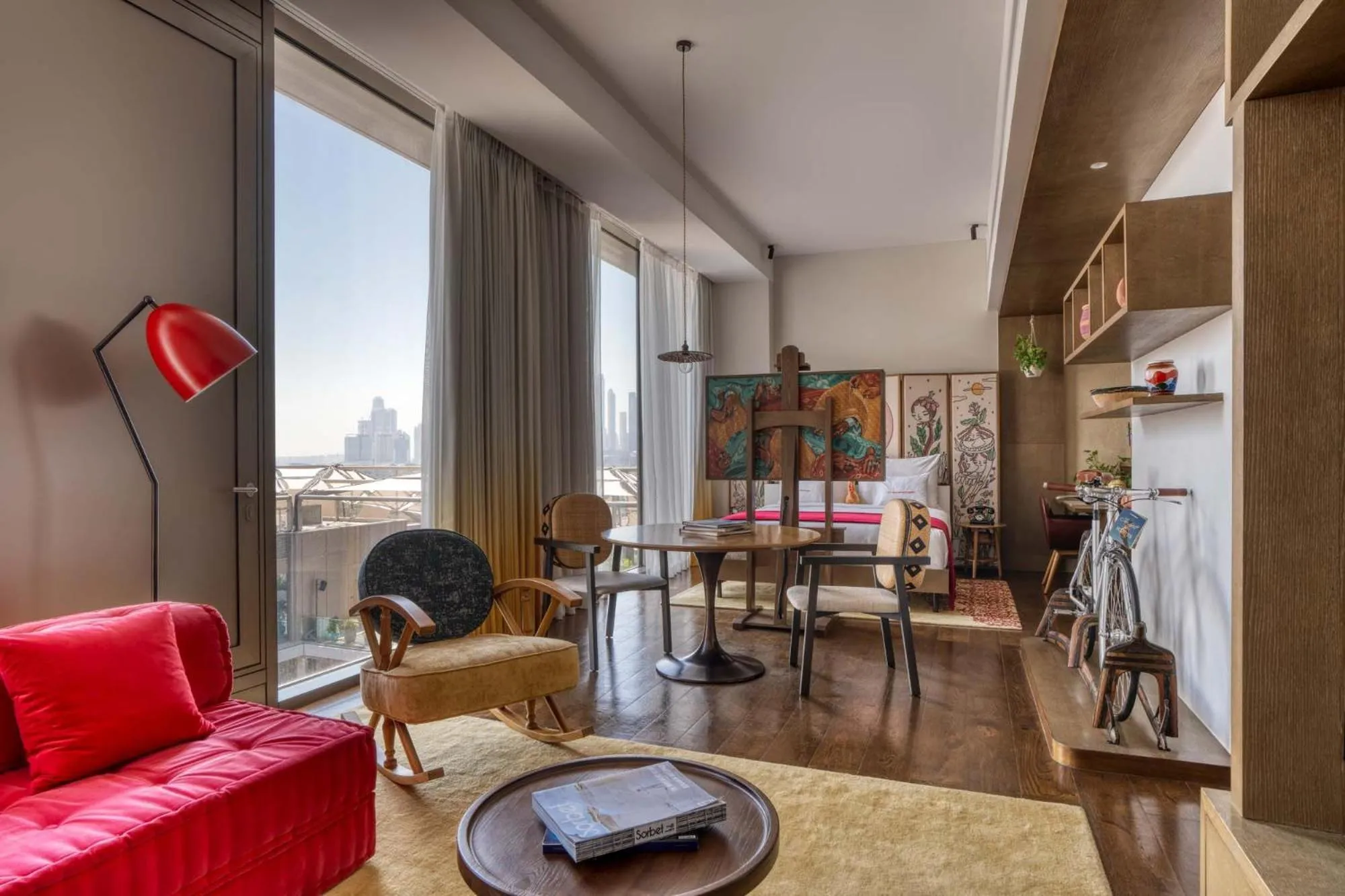 Bedroom in 25hours Hotel Dubai One Central