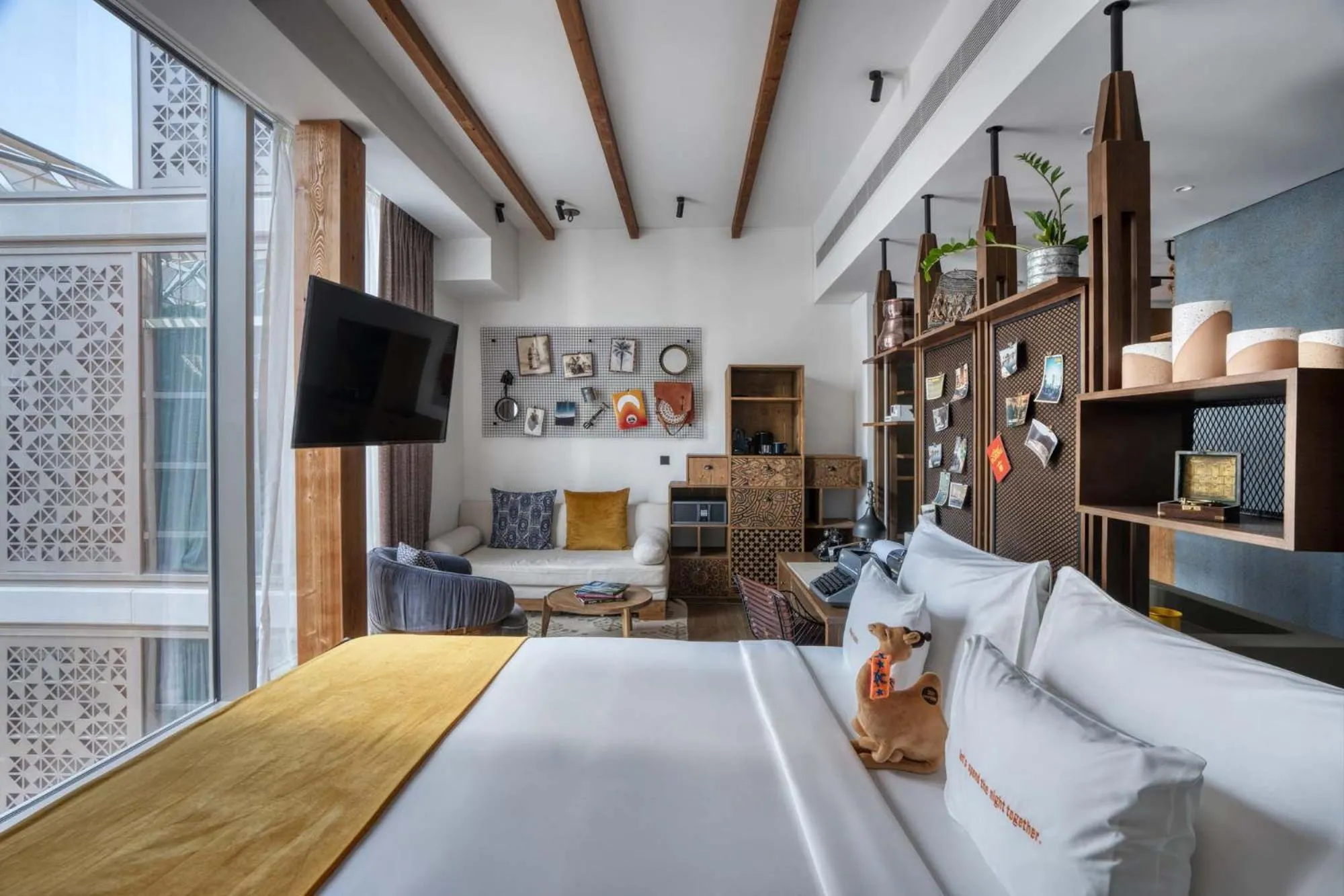 Bedroom, Bed in 25hours Hotel Dubai One Central