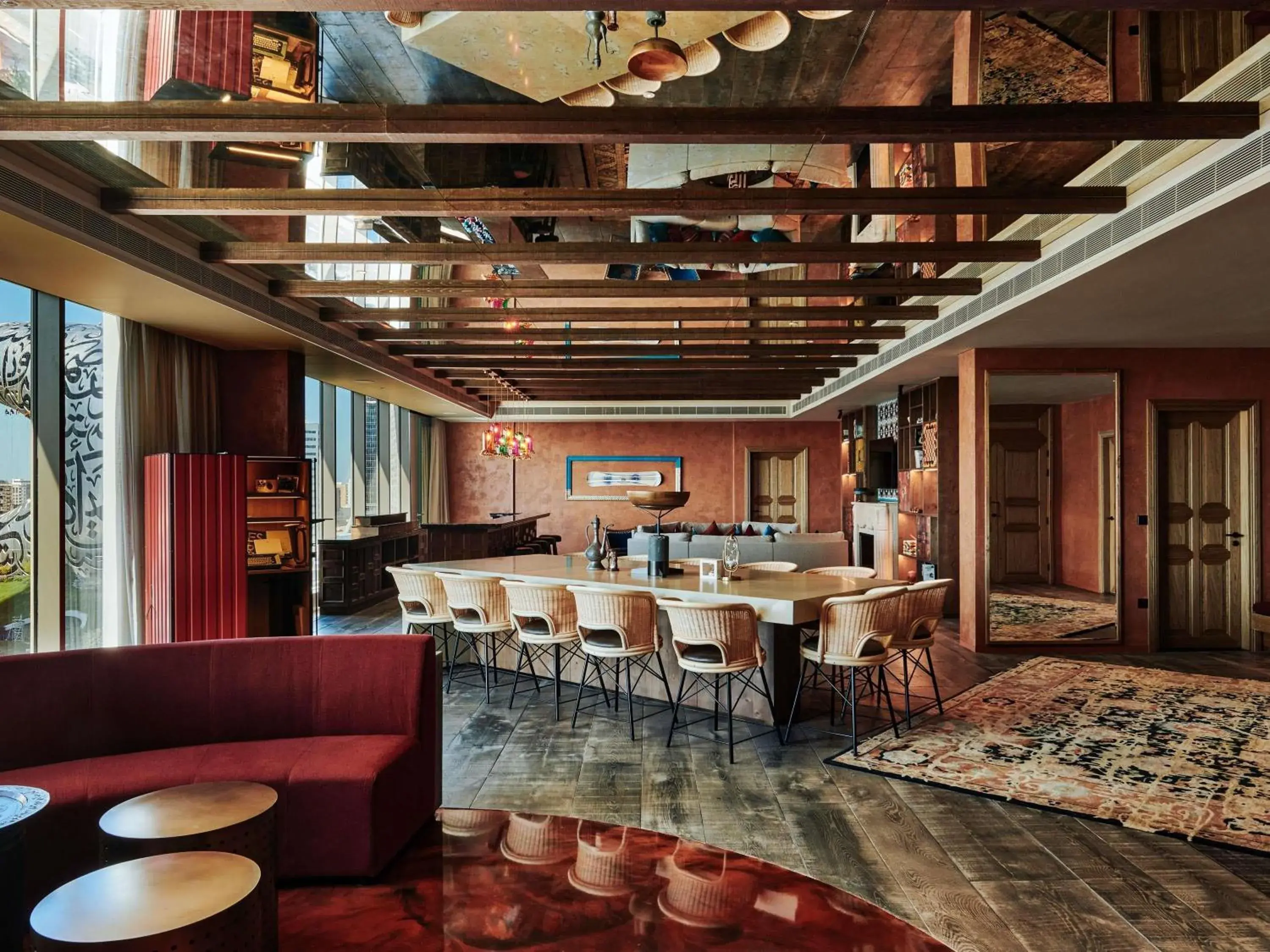 Bedroom in 25hours Hotel Dubai One Central Bedroom in 25hours Hotel Dubai One Central