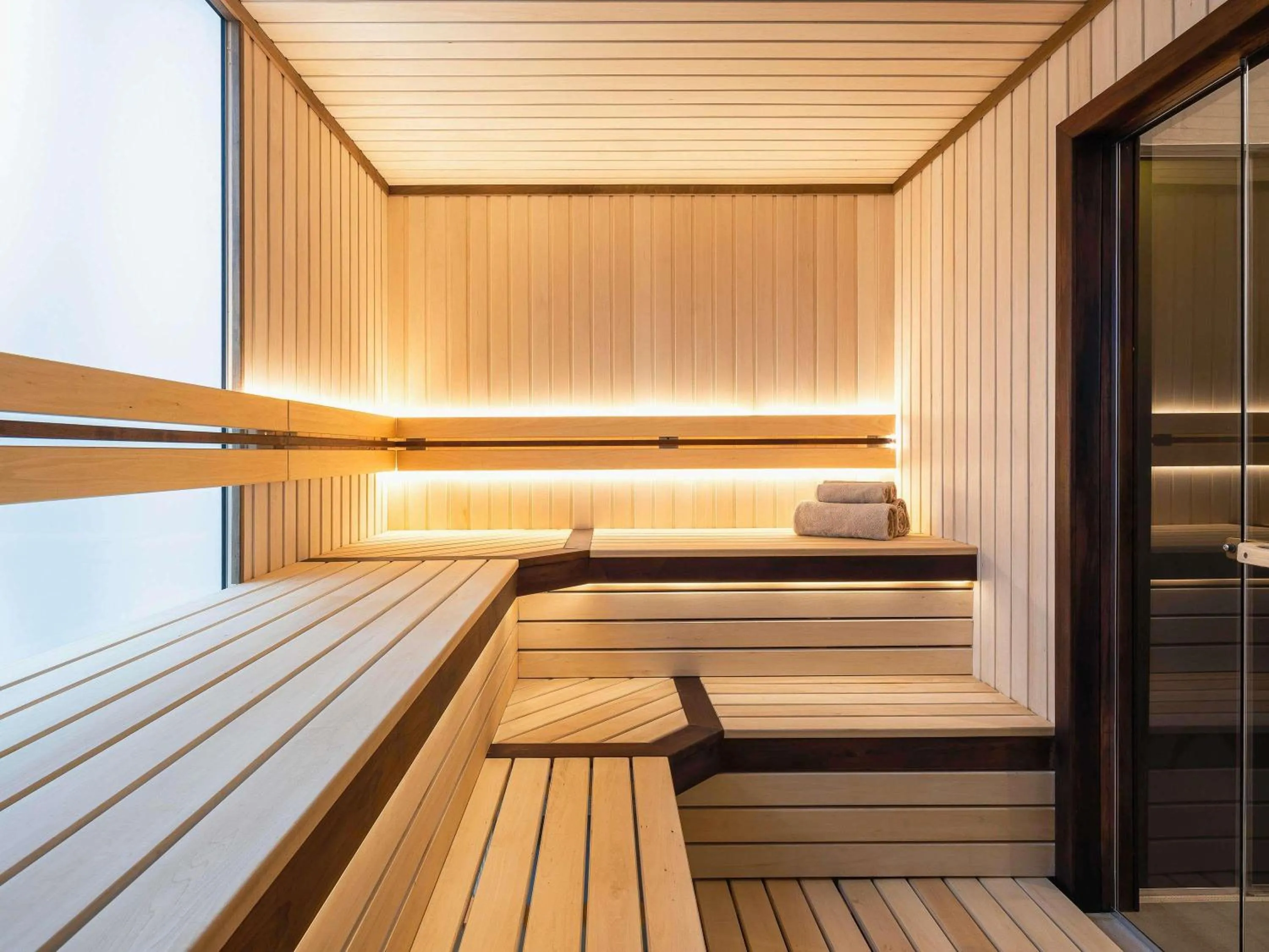 Spa and wellness centre/facilities, Bed in Novotel Living Almaty Jetisu