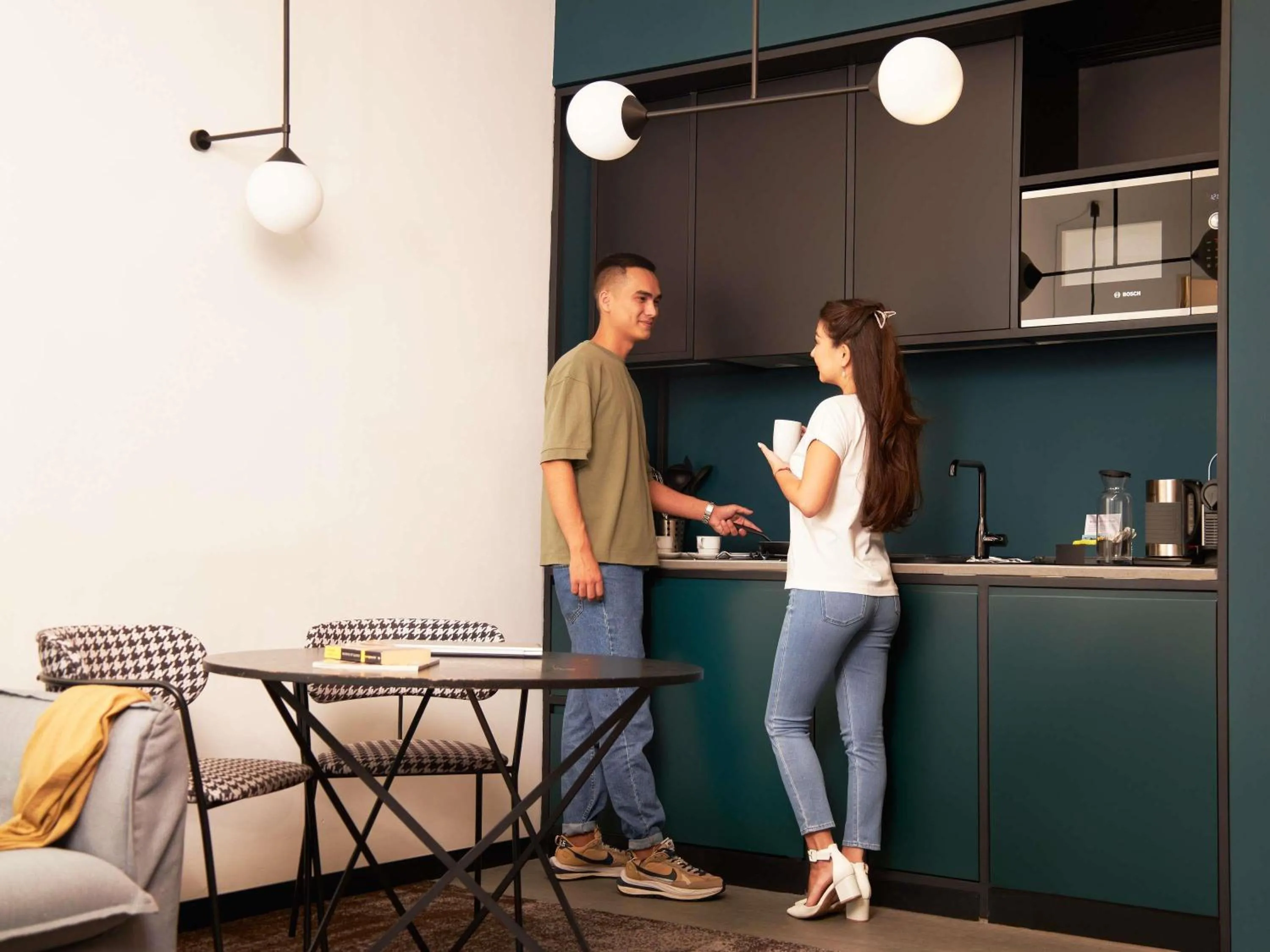 Bedroom in Novotel Living Almaty Jetisu