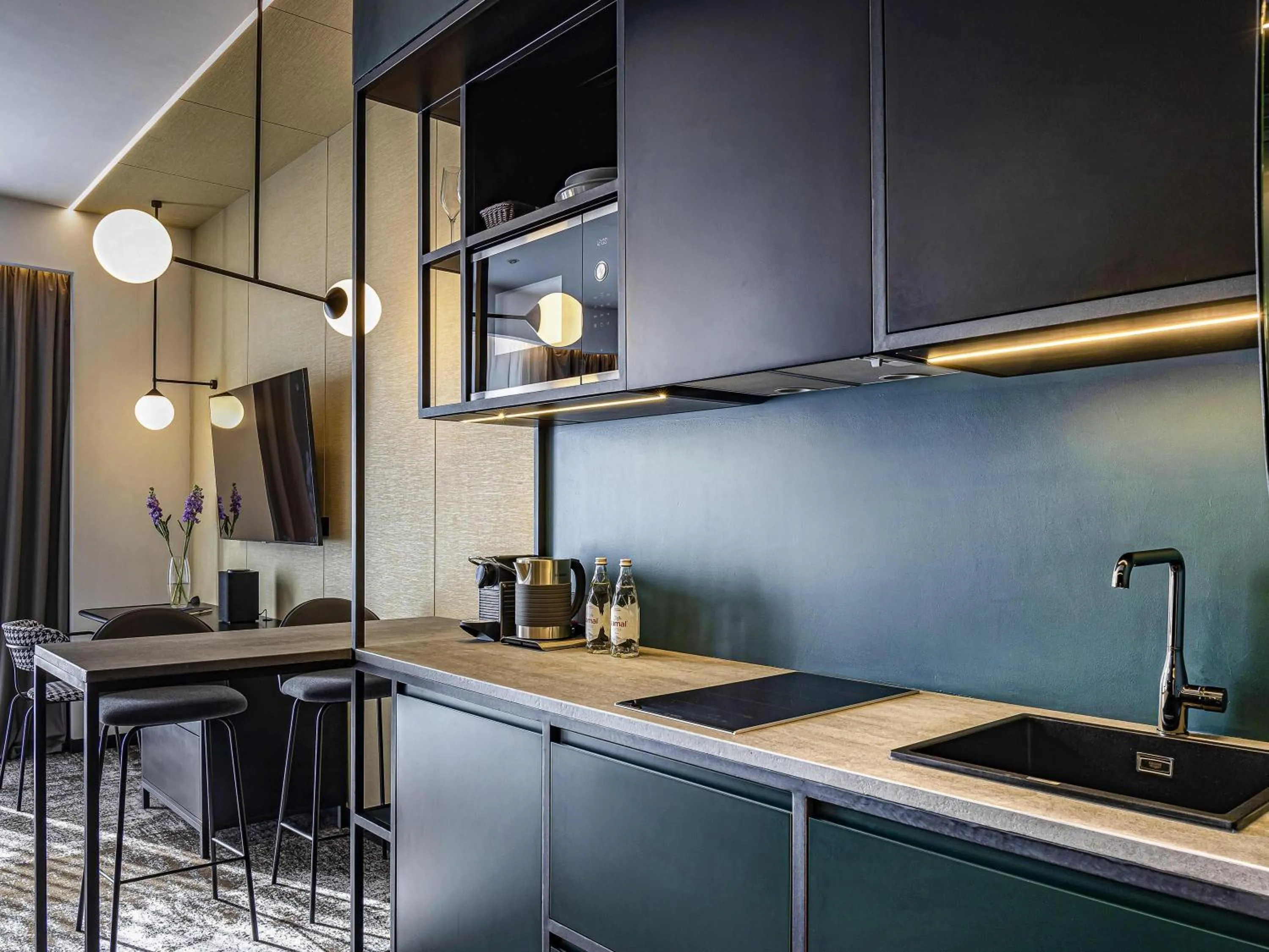 Bedroom in Novotel Living Almaty Jetisu