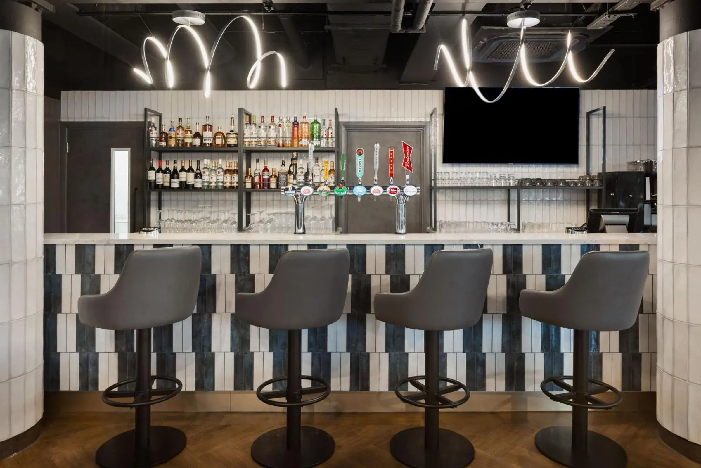 Lounge or bar in Spark by Hilton London Romford Lounge or bar in Spark by Hilton London Romford