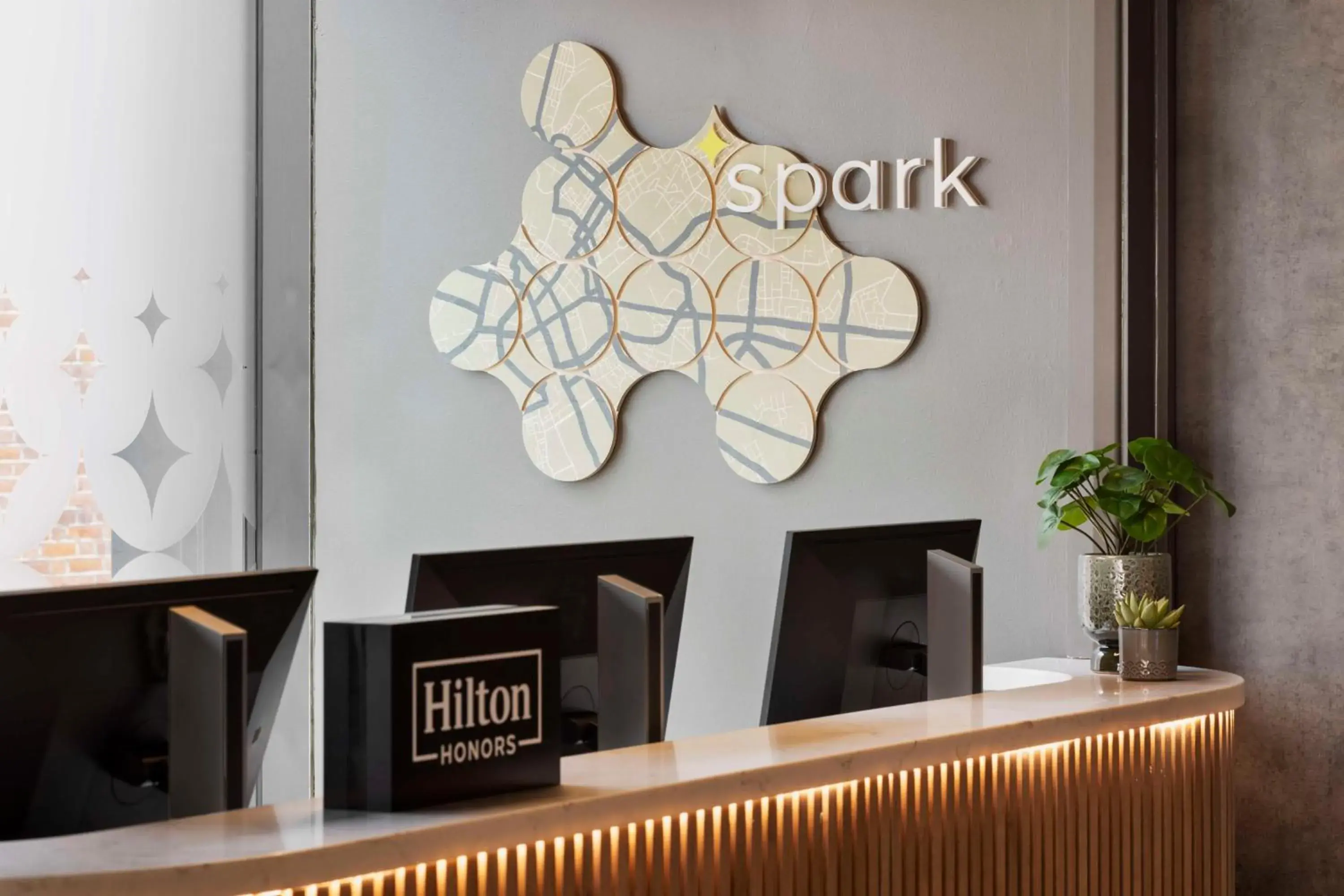 Lobby or reception in Spark by Hilton London Romford Lobby or reception in Spark by Hilton London Romford