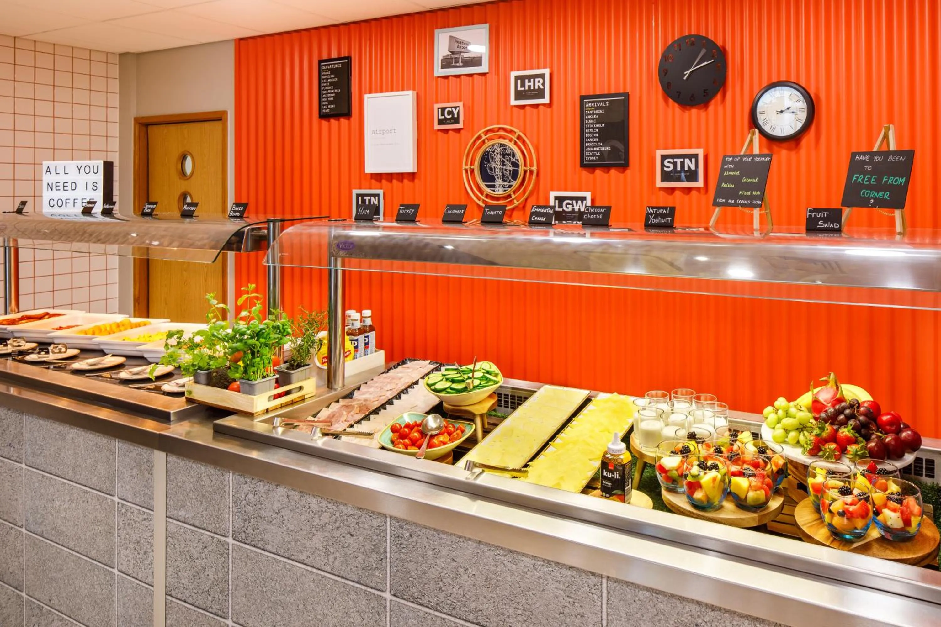 Breakfast in ibis budget London Heathrow Central