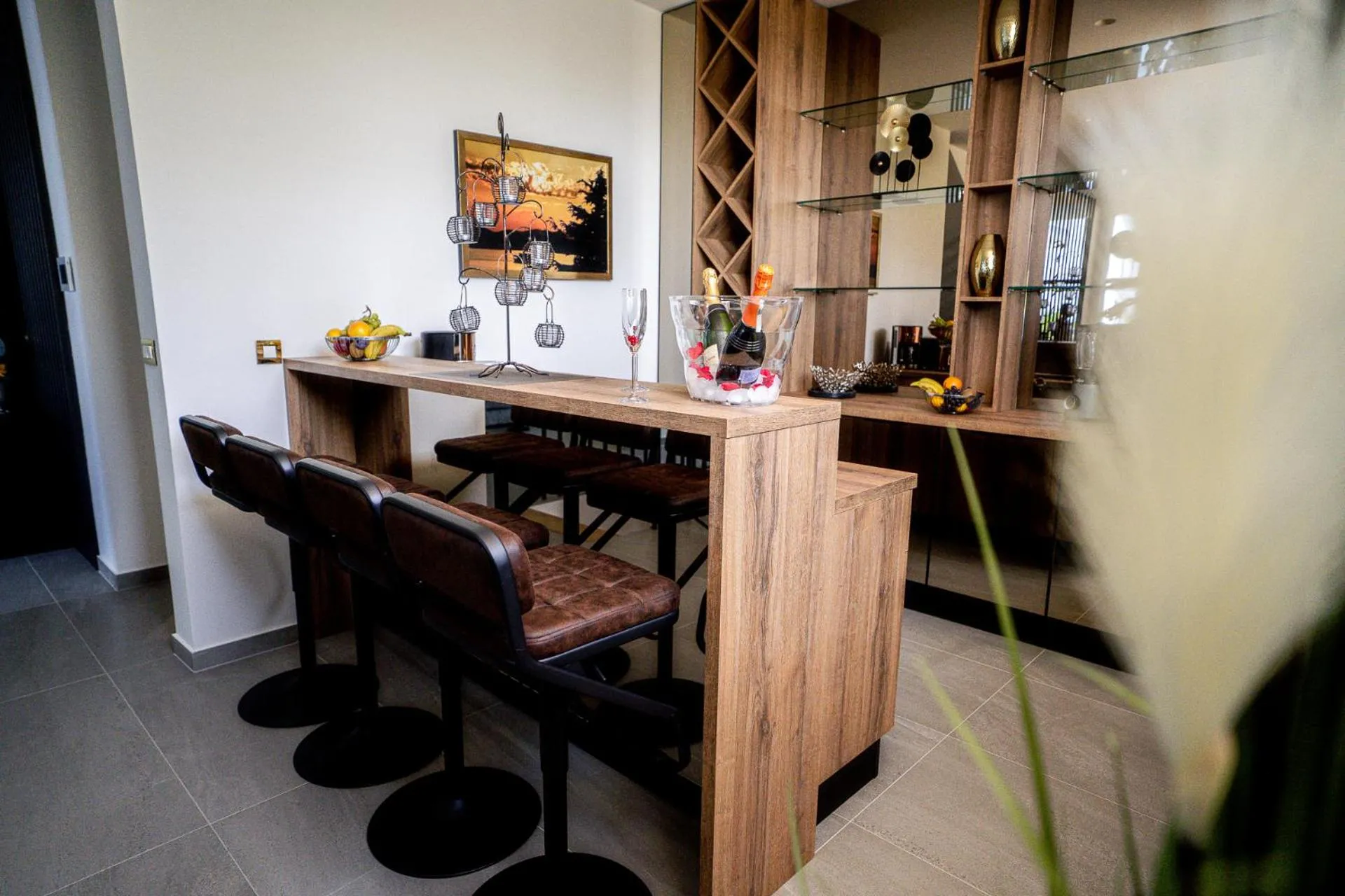 Lounge or bar in Villas-Kroatien