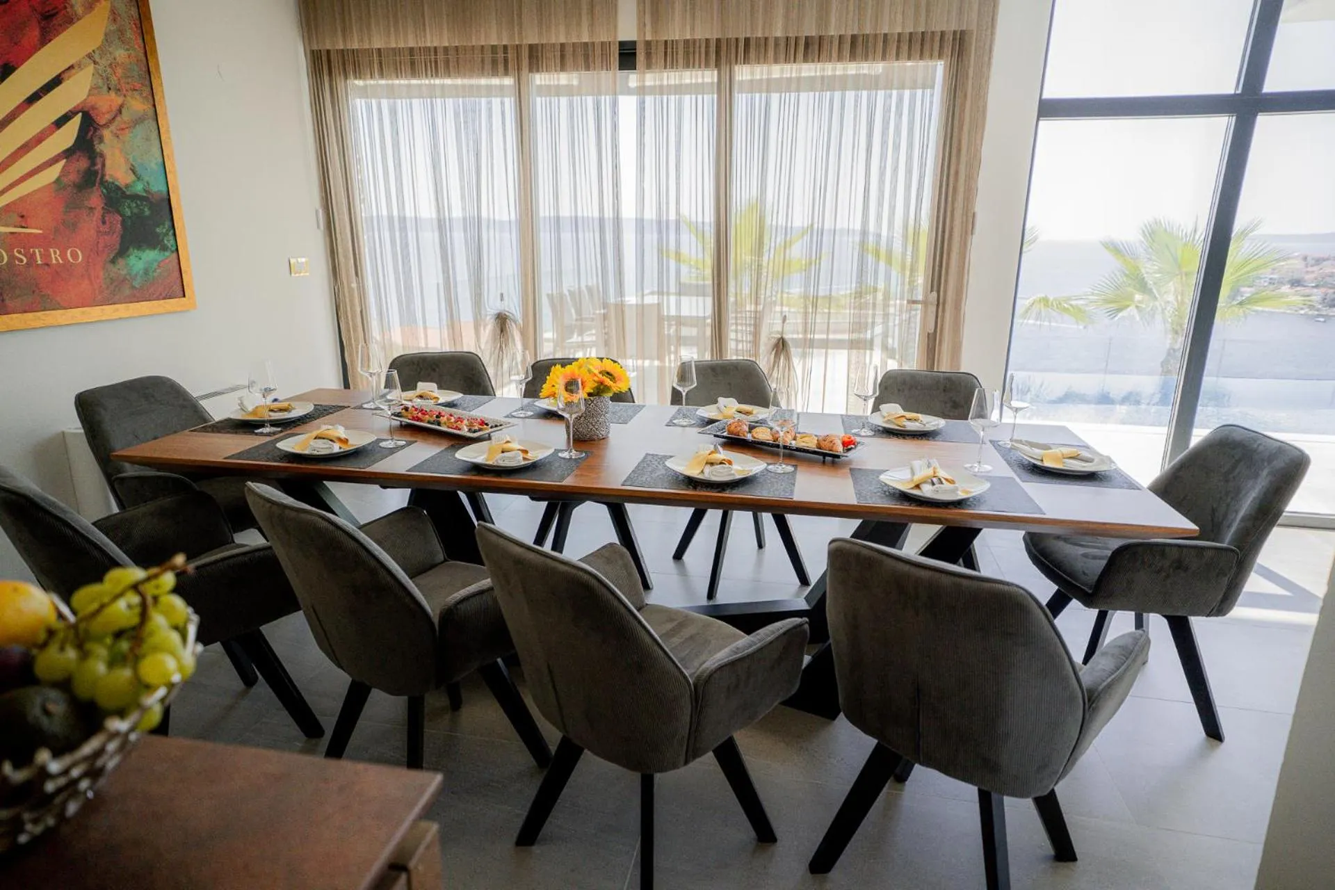 Dining area in Villas-Kroatien