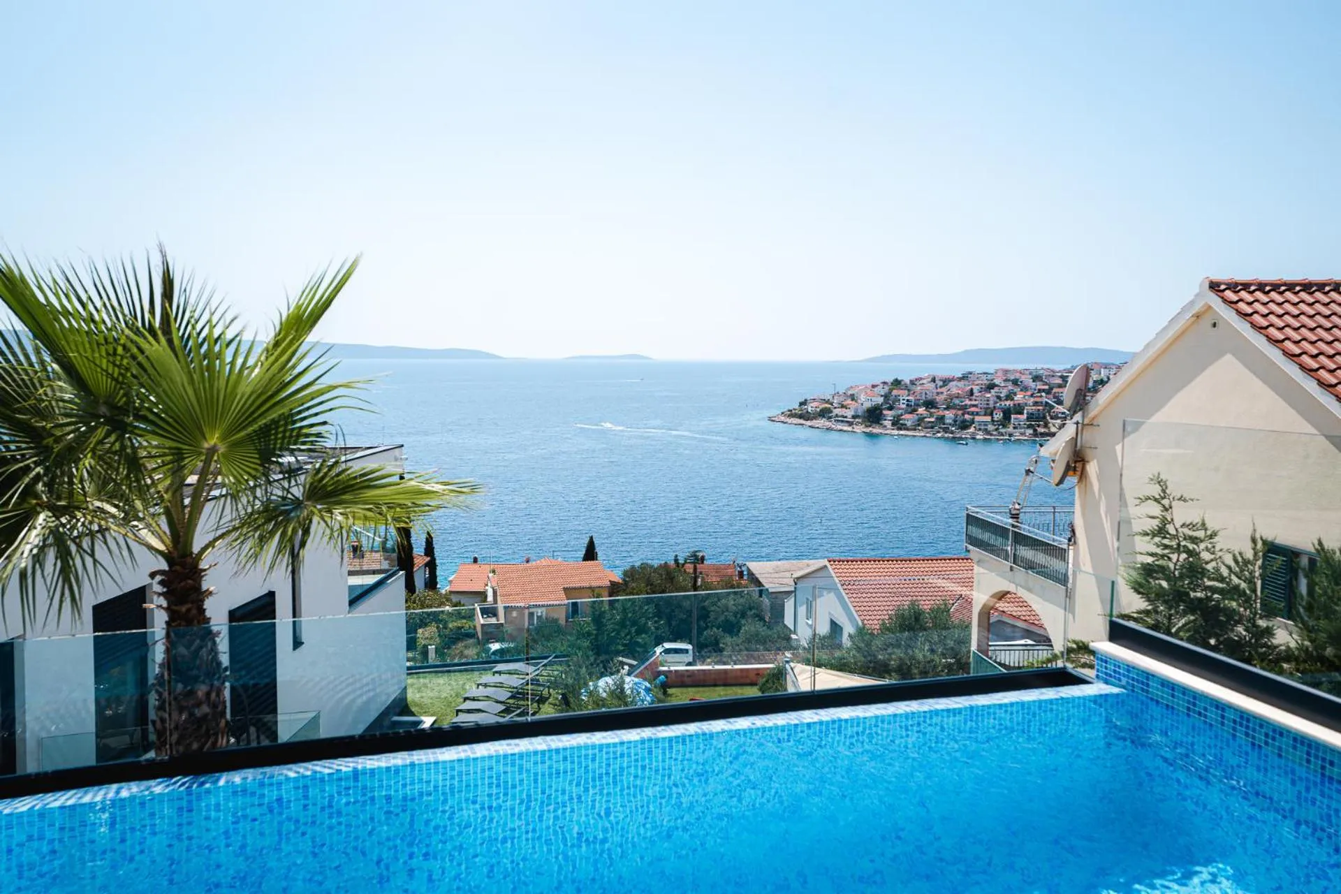 Sea view in Villas-Kroatien