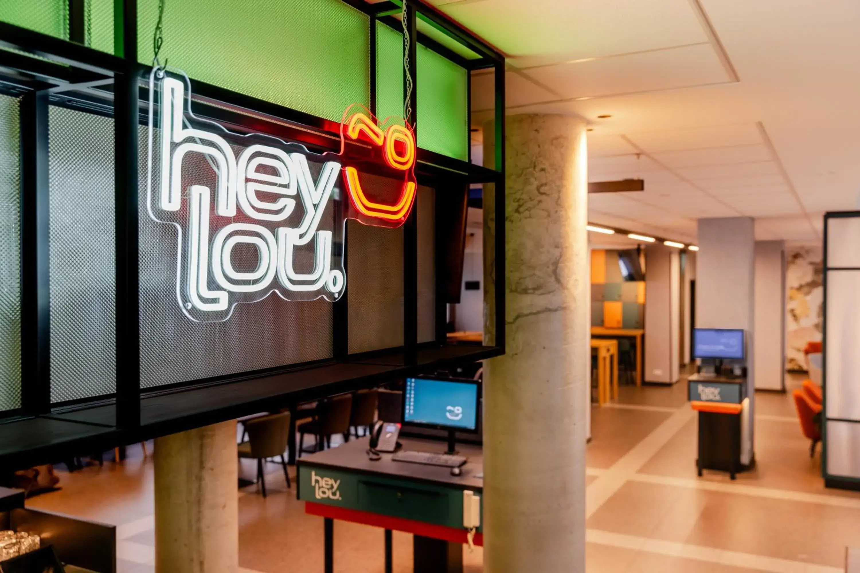 Lobby or reception in Hey Lou Hotel Karlsruhe Messe Lobby or reception in Hey Lou Hotel Karlsruhe Messe