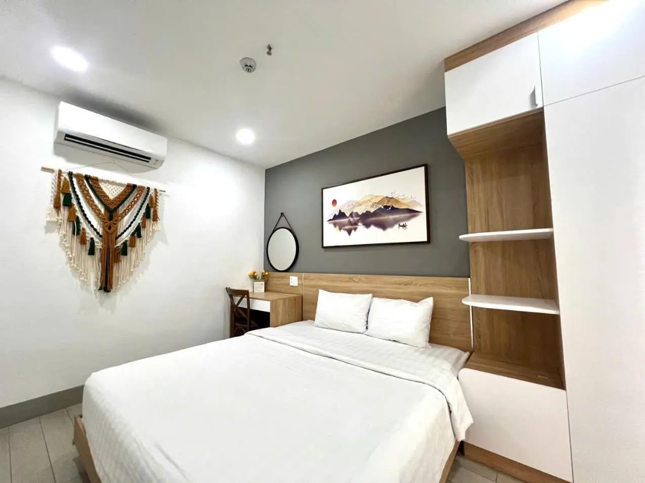 Bed in TDMAISON Hotel & Apartment