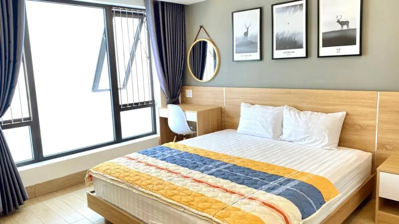 Bed in TDMAISON Hotel & Apartment Bed in TDMAISON Hotel & Apartment