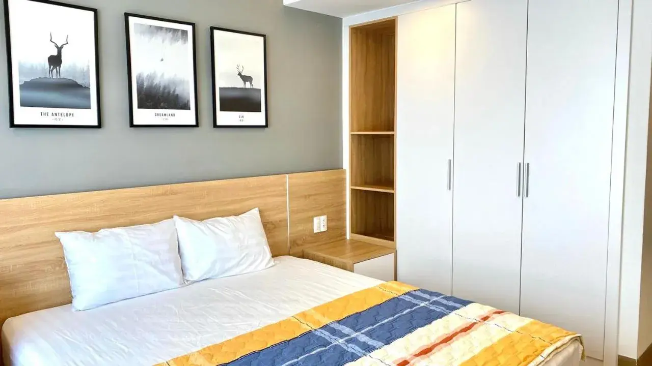 Bed in TDMAISON Hotel & Apartment Bed in TDMAISON Hotel & Apartment