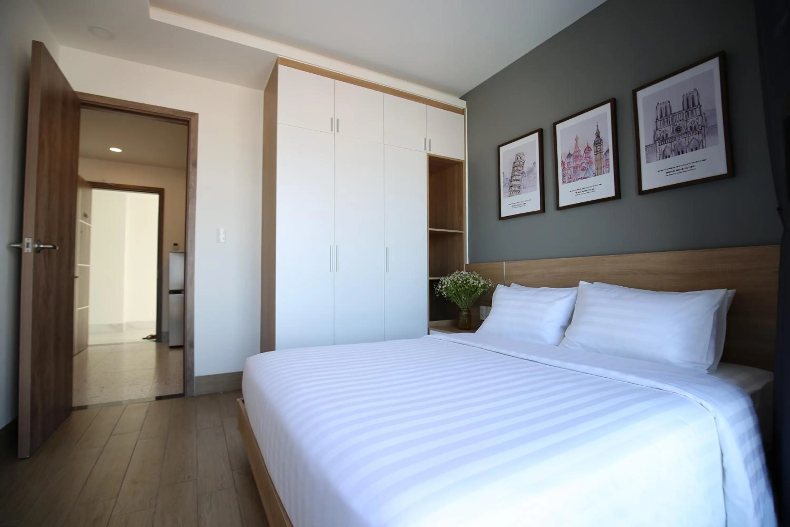 Bed in TDMAISON Hotel & Apartment