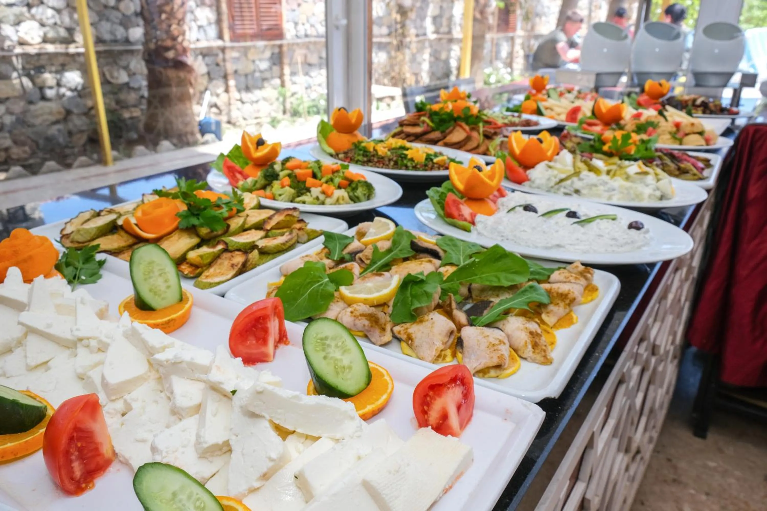 Food in Beldibi Beach Hotel