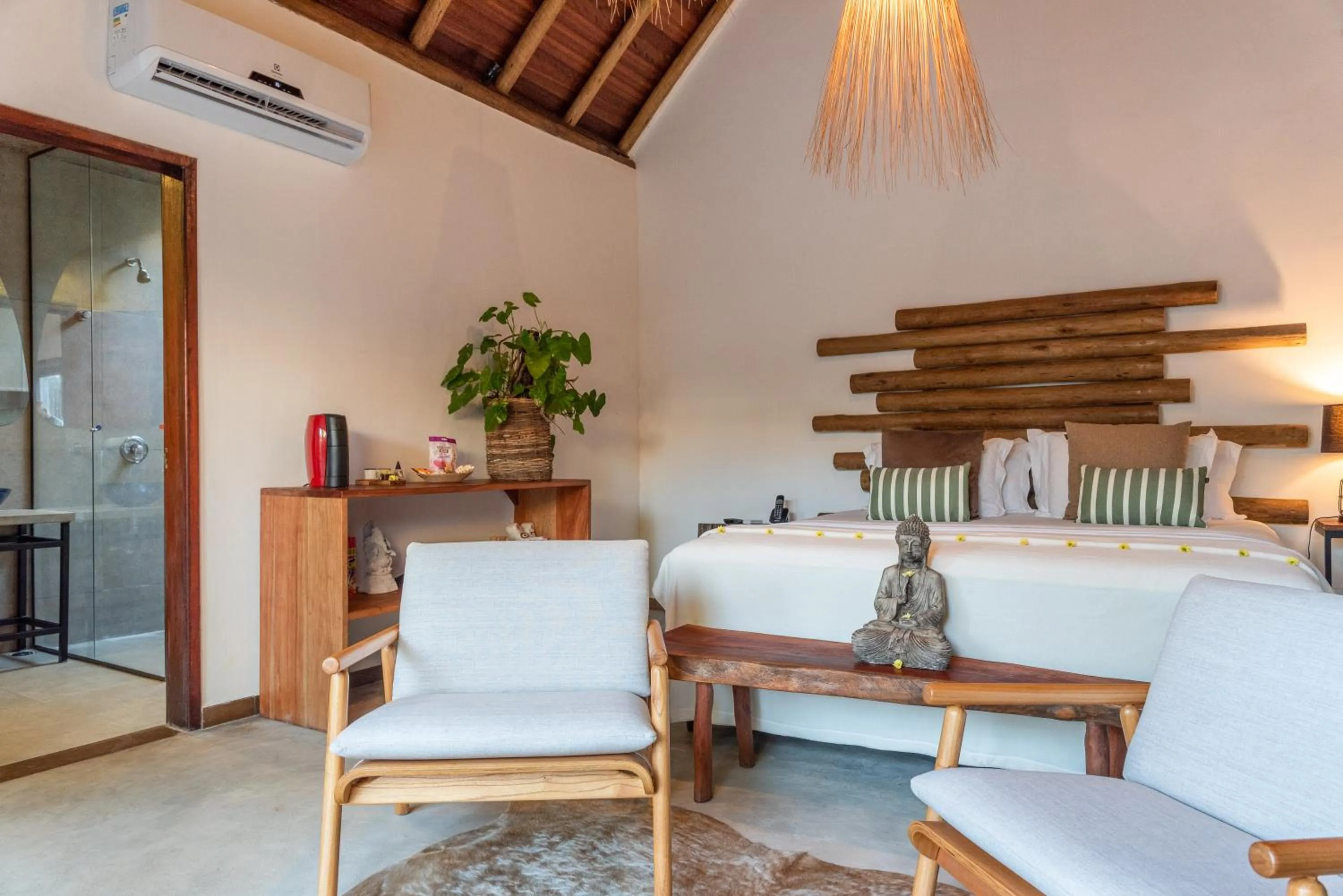 Bed in Villa Pantai Boutique Hotel Maragogi