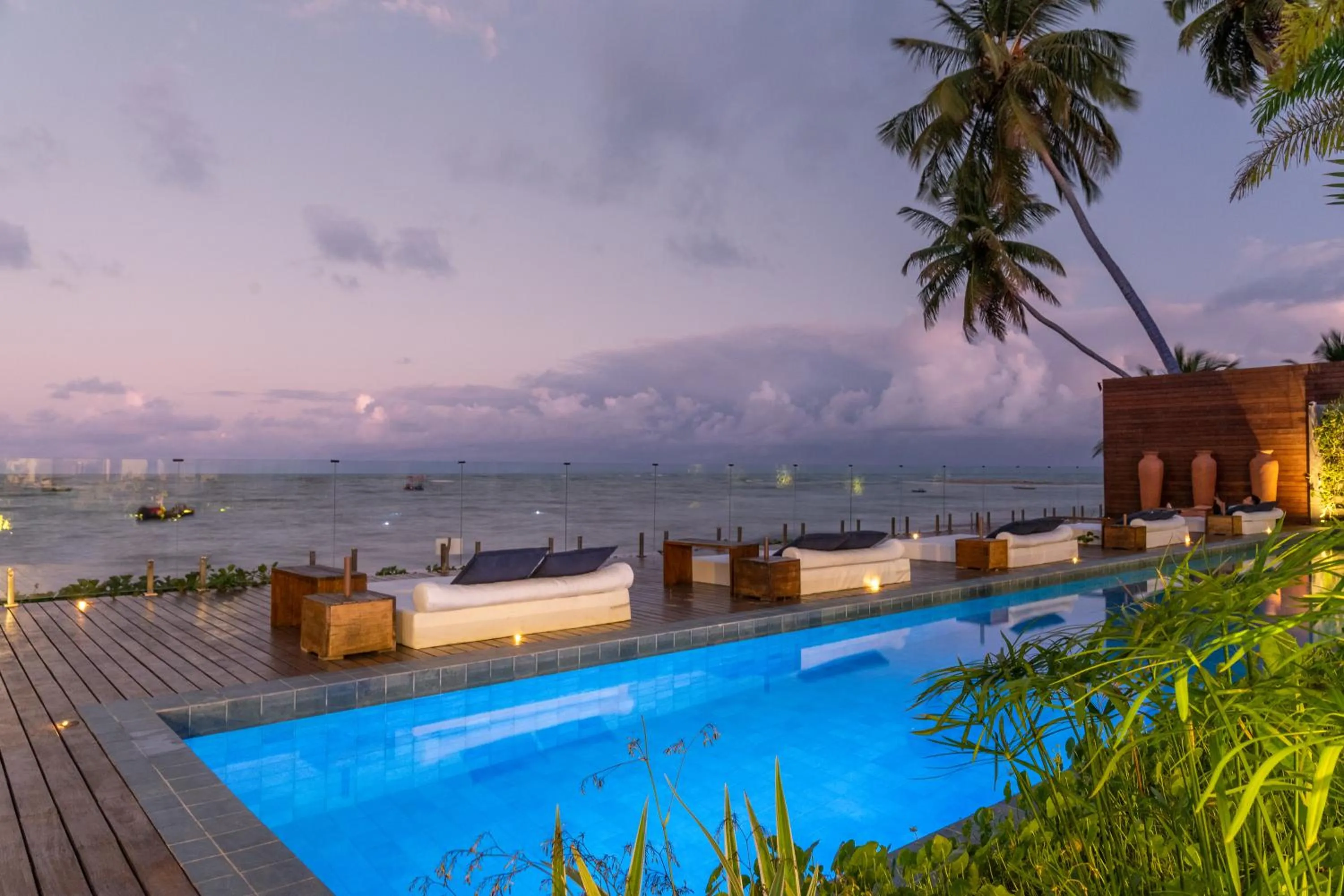 Swimming pool in Villa Pantai Boutique Hotel Maragogi