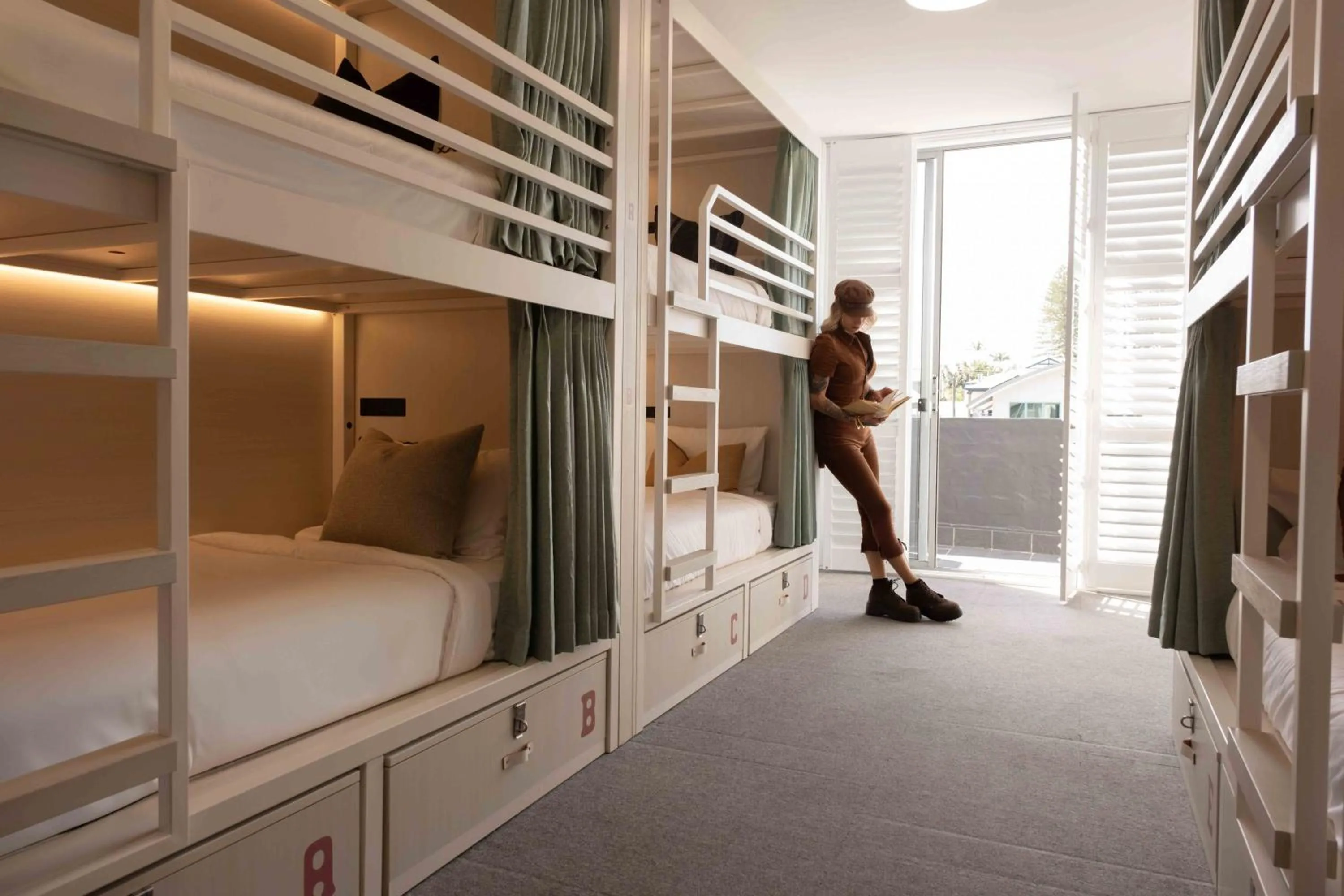 Bed in Drifter Byron Bay