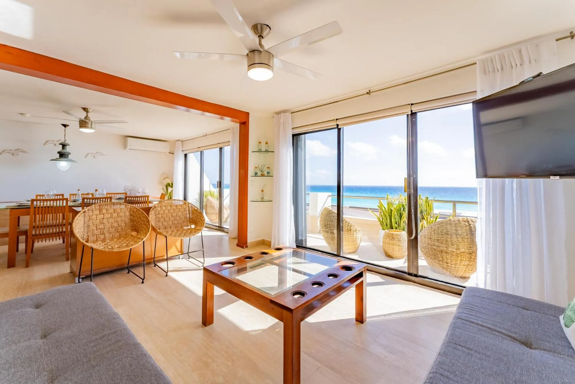 Amazing Caribbean Ocean view at Villas Marlin in Cancun