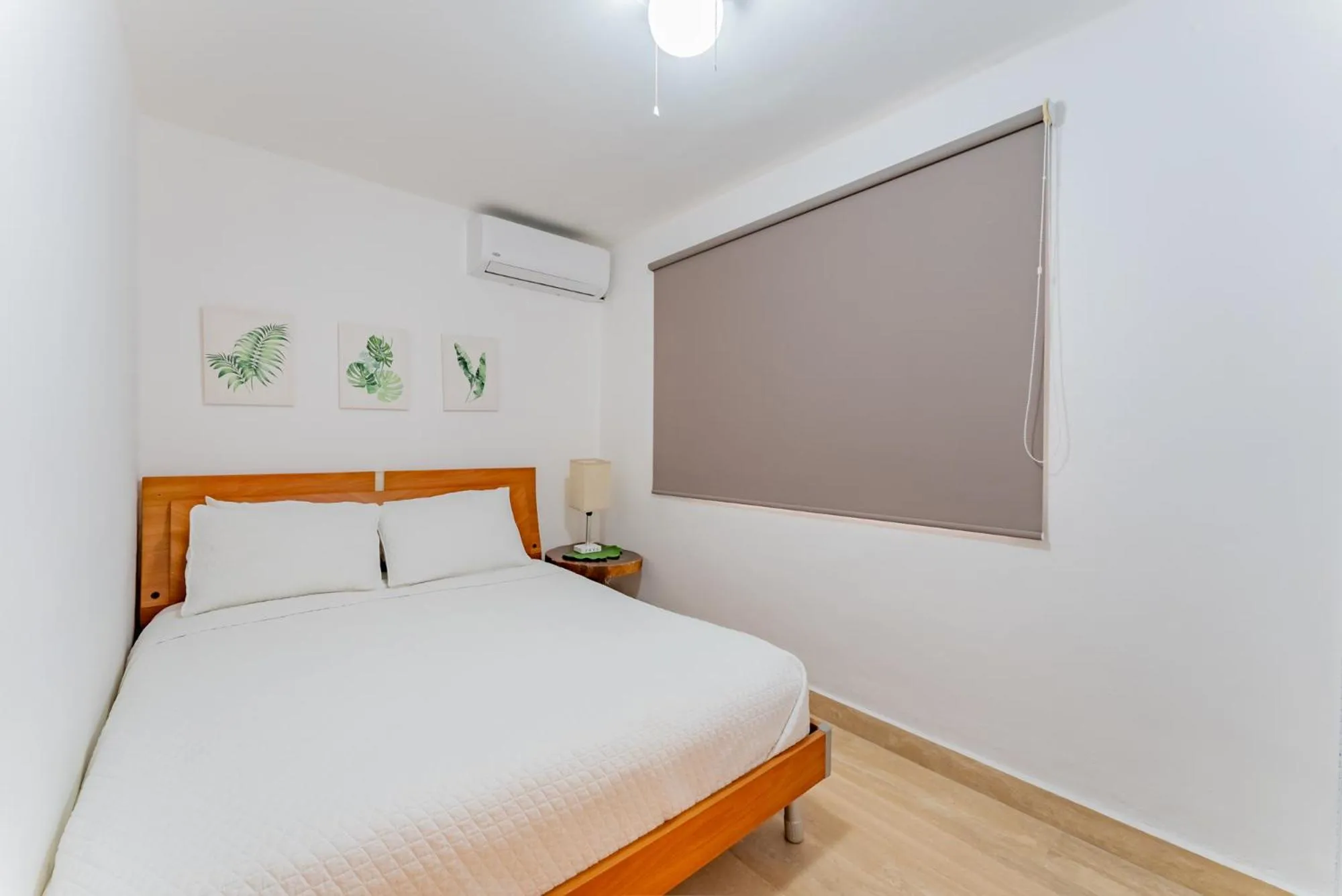 Bed in Amazing Caribbean Ocean view at Villas Marlin in Cancun