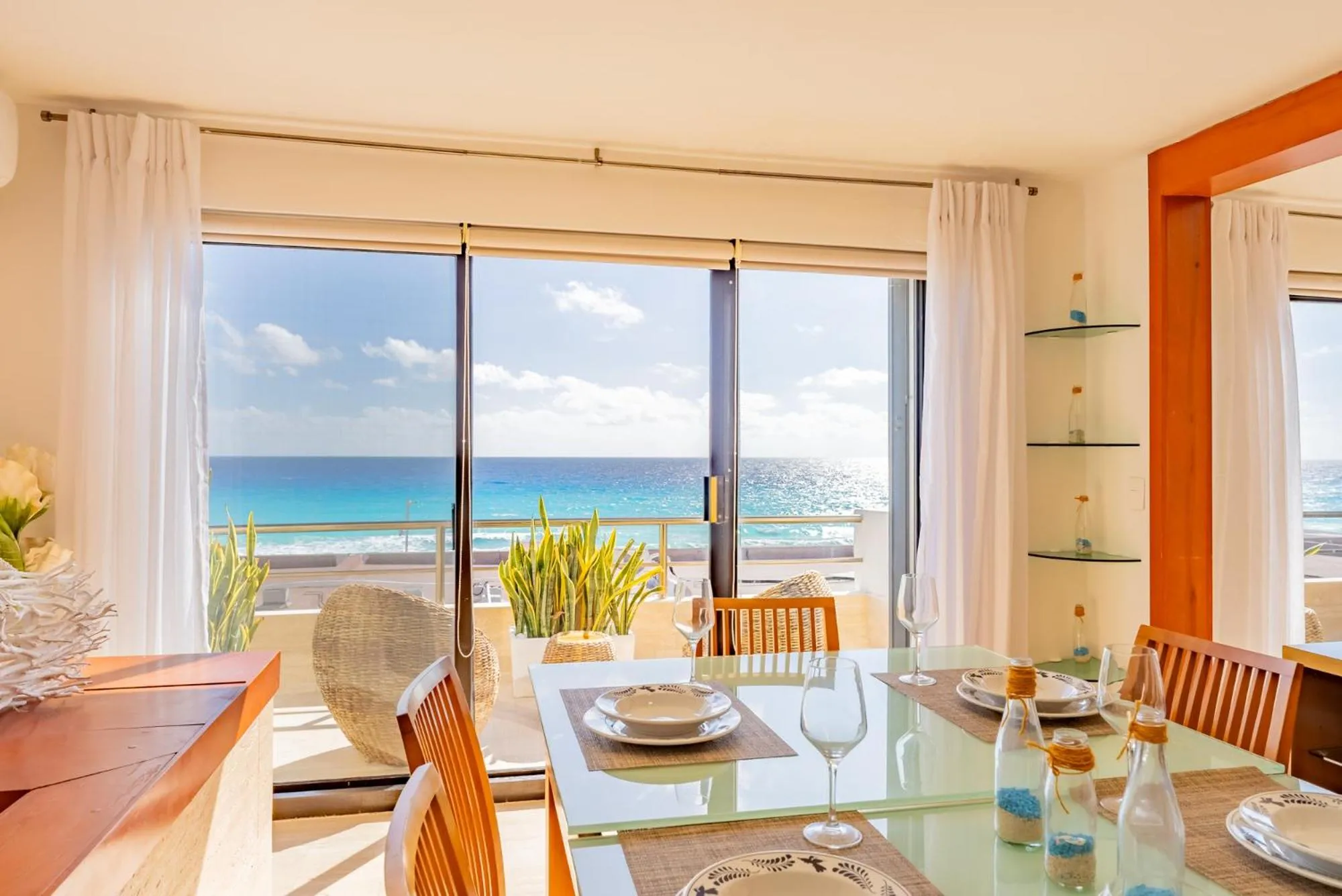 Amazing Caribbean Ocean view at Villas Marlin in Cancun