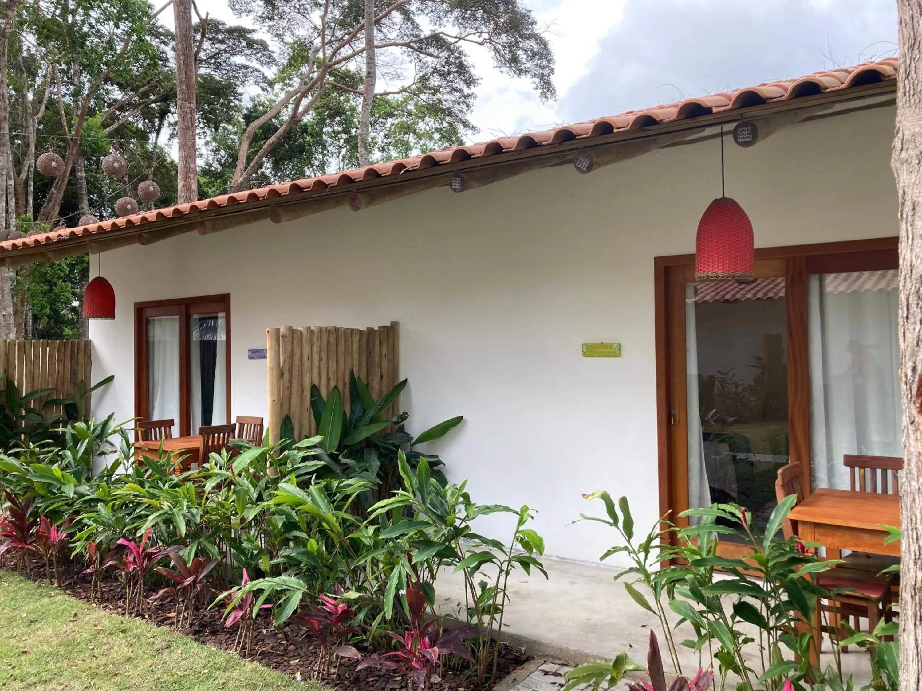 Garden view in Pousada Vila Mangaba