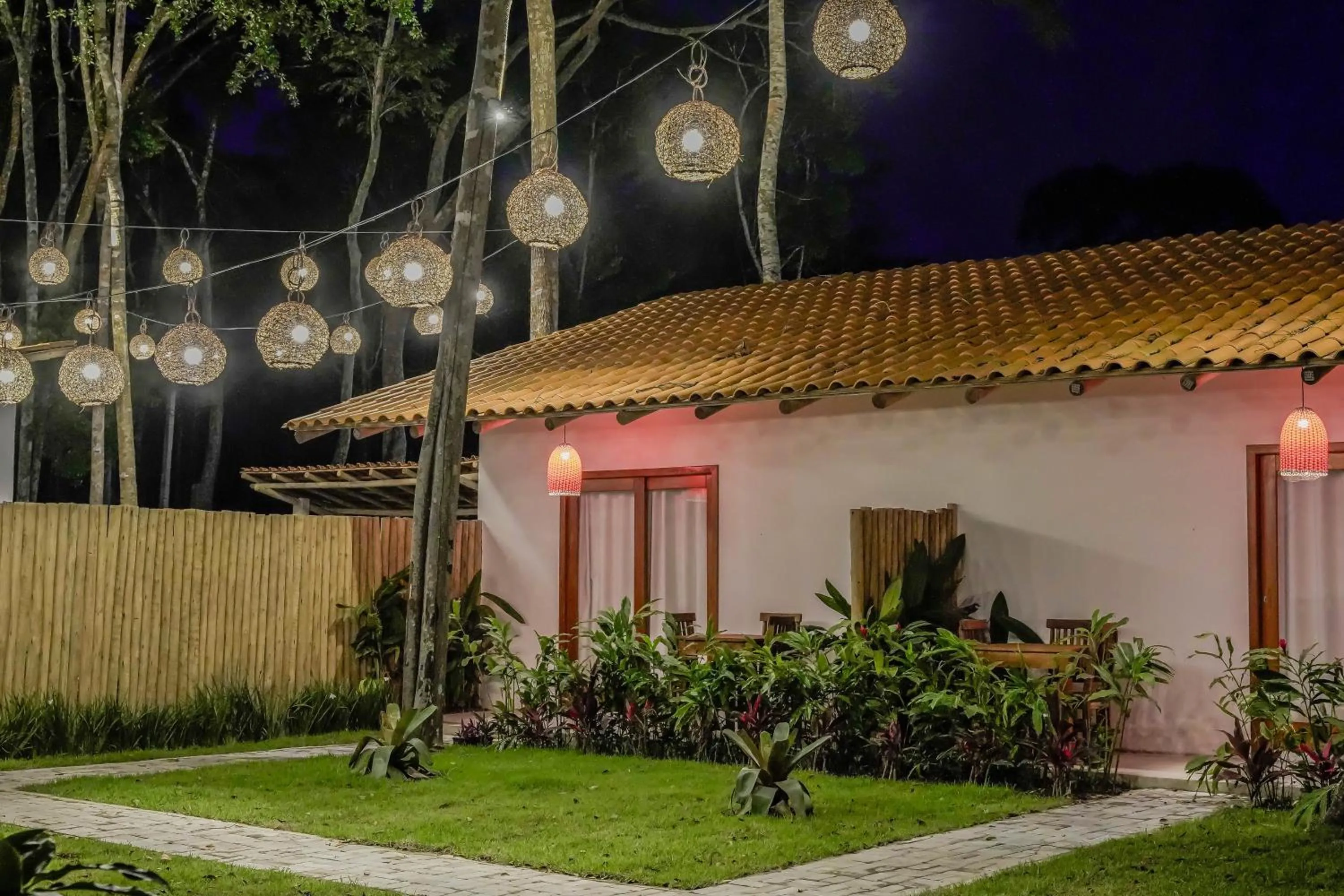 Garden view in Pousada Vila Mangaba