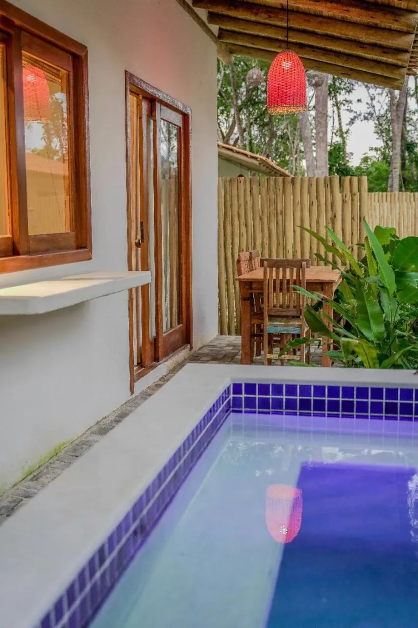 Pool view in Pousada Vila Mangaba
