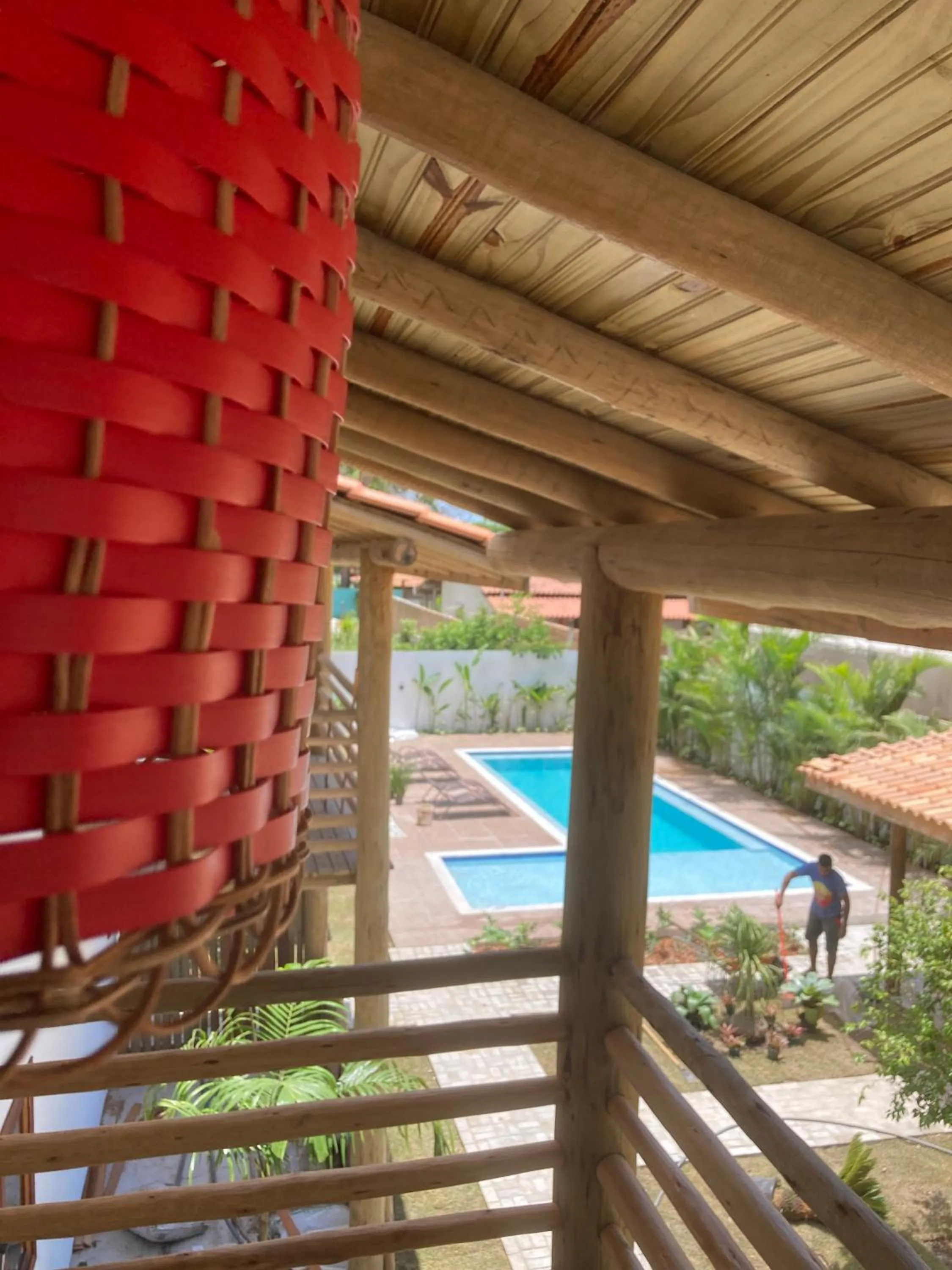 Balcony/Terrace in Pousada Vila Mangaba