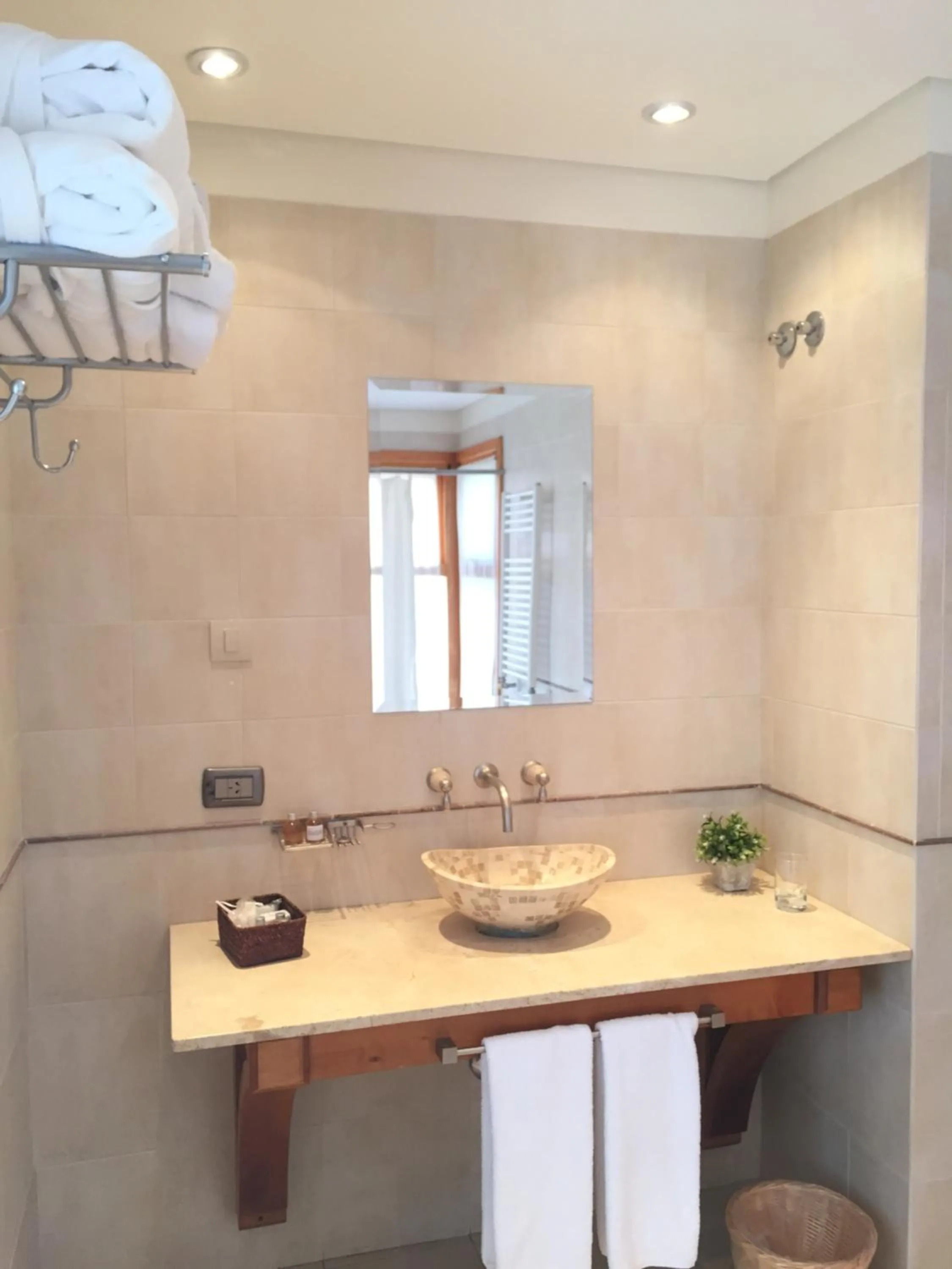 Bathroom in Hosteria Los Hielos