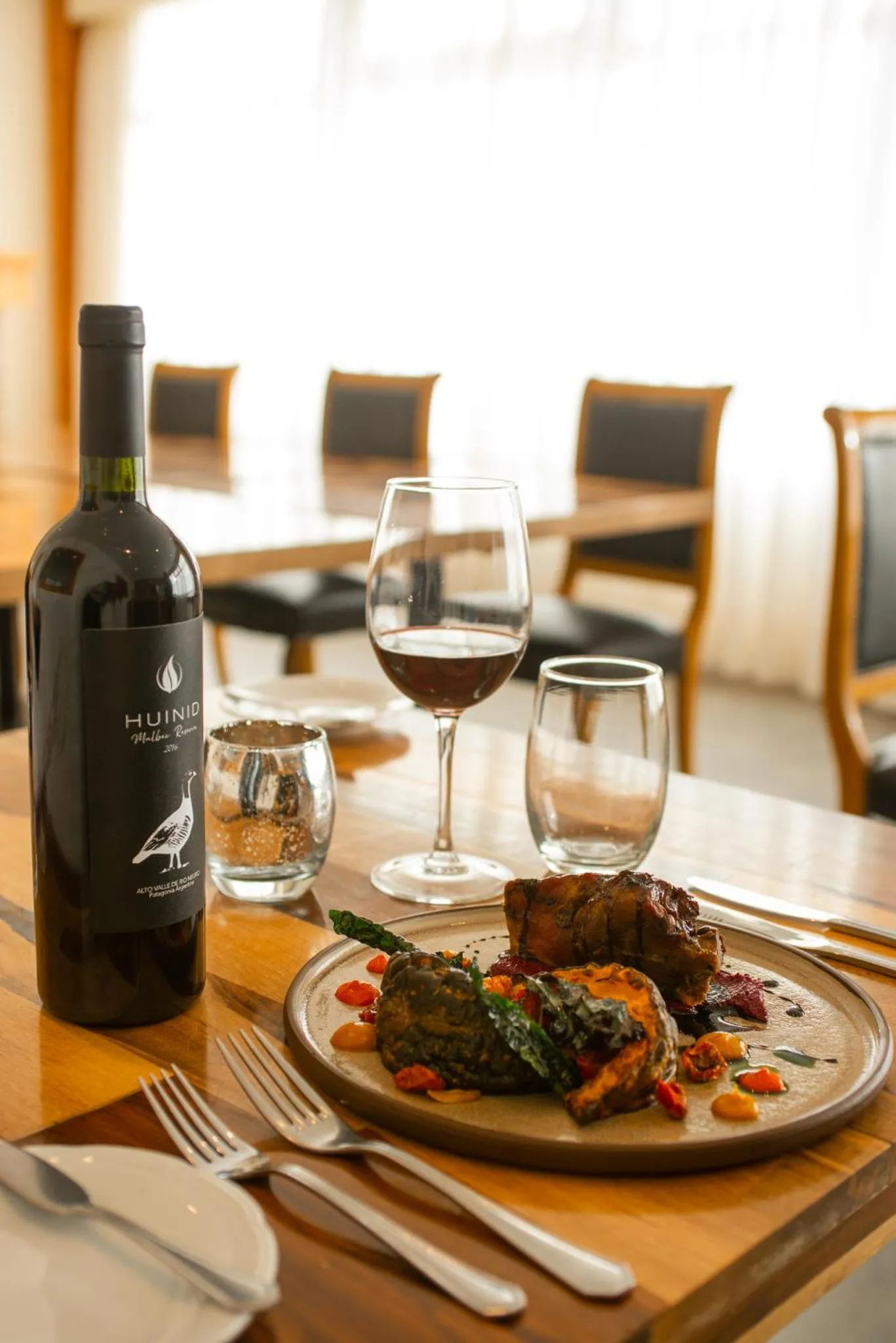 Food and drinks in Huinid Bustillo Hotel & Spa