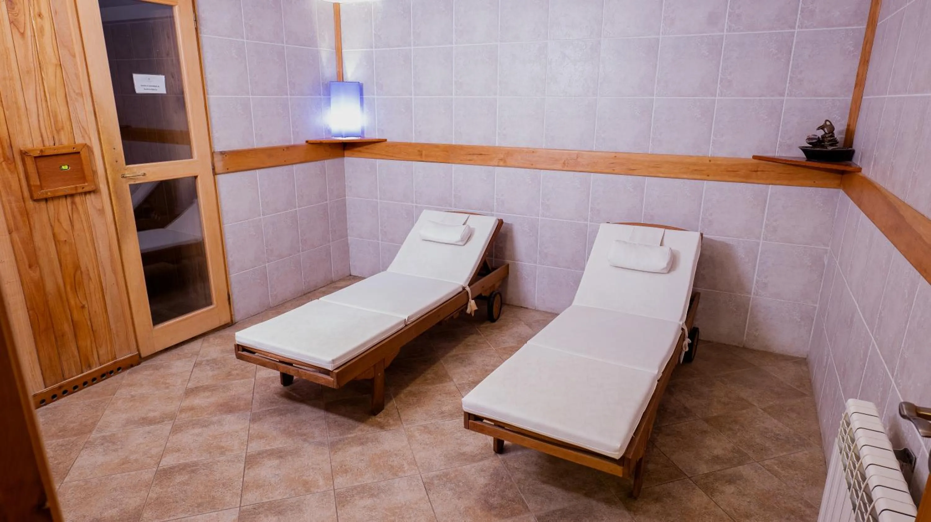 Sauna in Huinid Bustillo Hotel & Spa