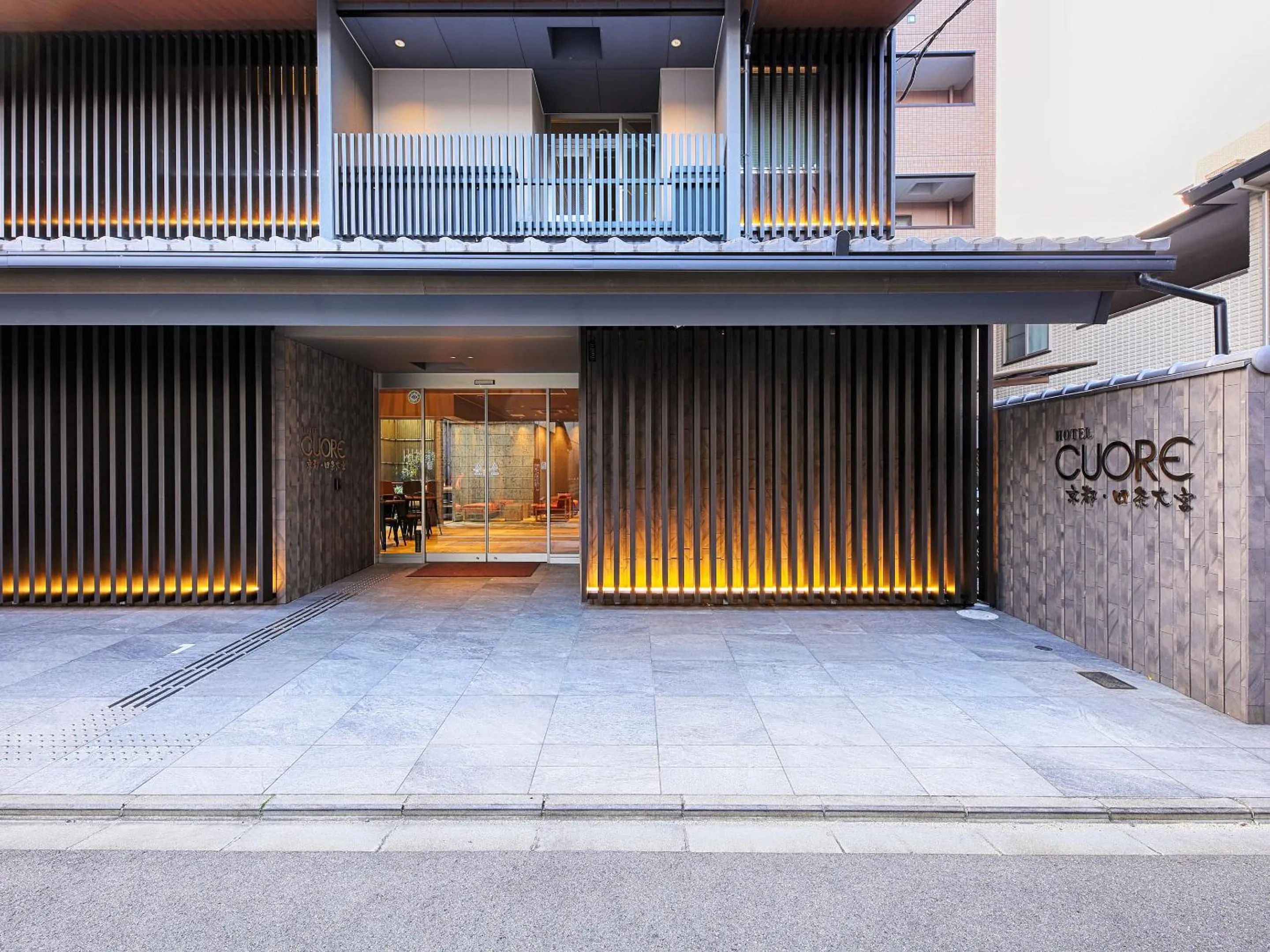 Facade/entrance in HOTEL CUORE Kyoto Shijo Omiya