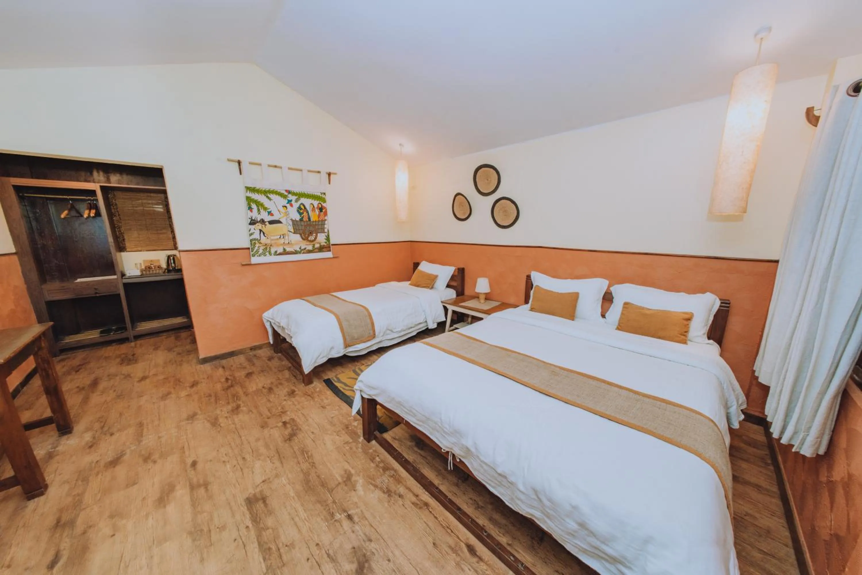 Bed in Machan Country Villa