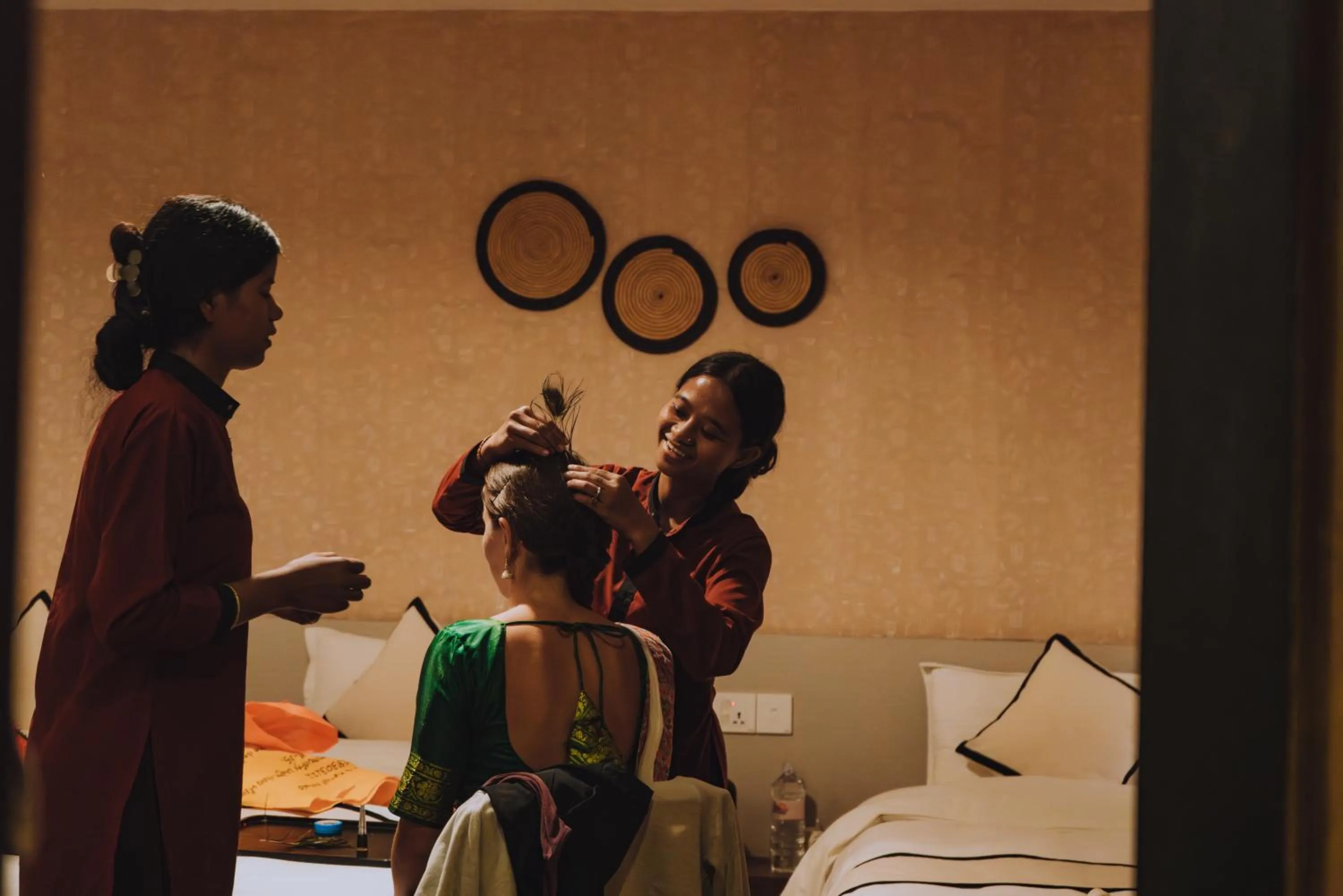 Bed in Machan Country Villa